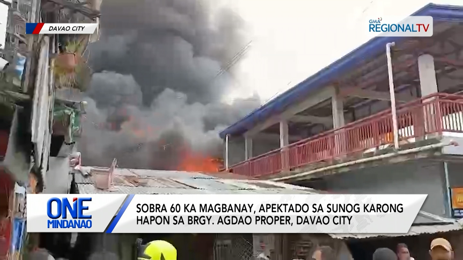 Sobra 60 ka magbanay, apektado sa sunog sa Davao City | One Mindanao