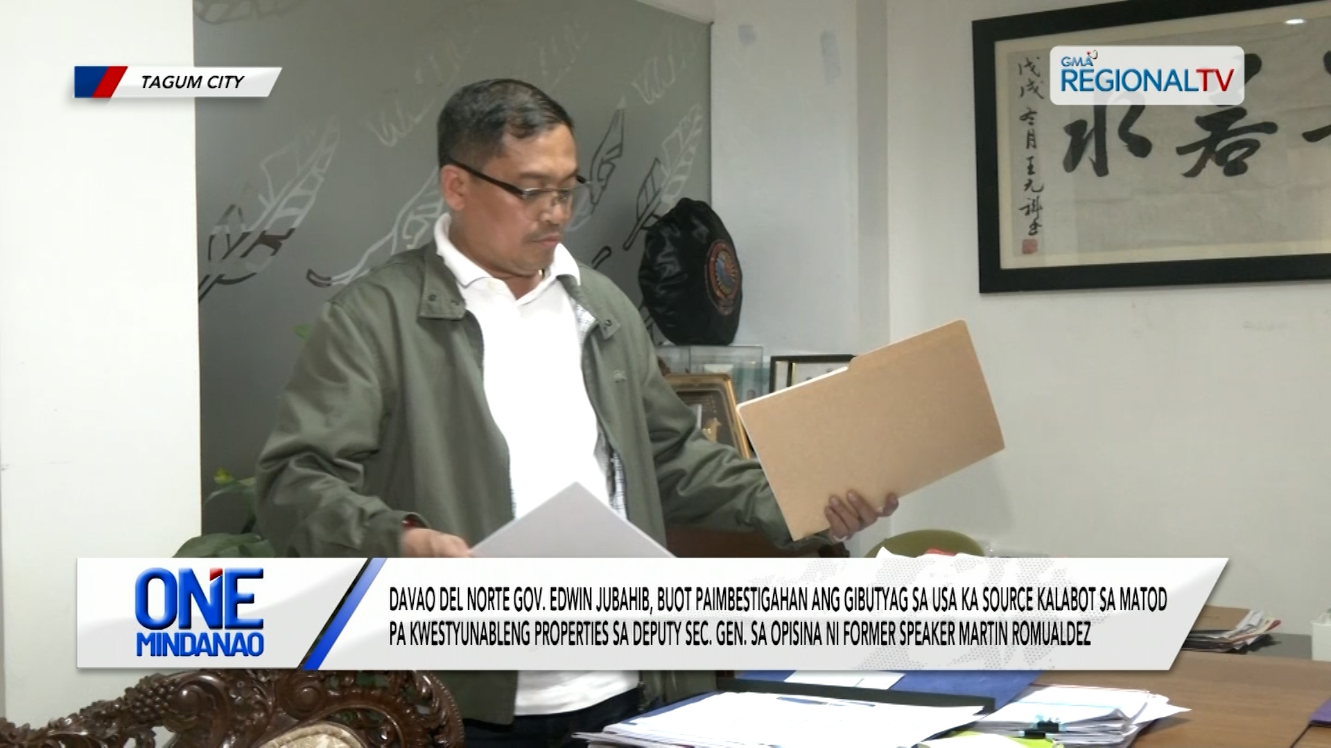 Gov. Jubahib, buot paimbestigahan ang kwestyunableng properties sa Deputy Sec. Gen. | One Mindanao