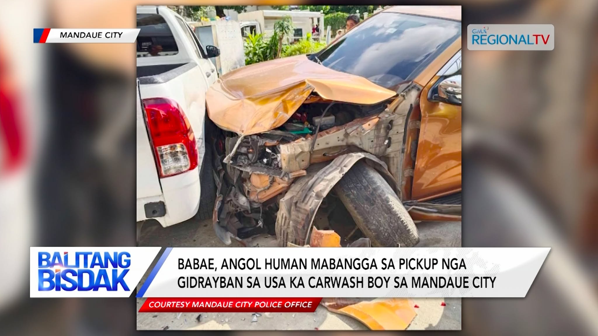 Babae, Angol Human Mabangga sa Pickup sa Mandaue City | Balitang Bisdak