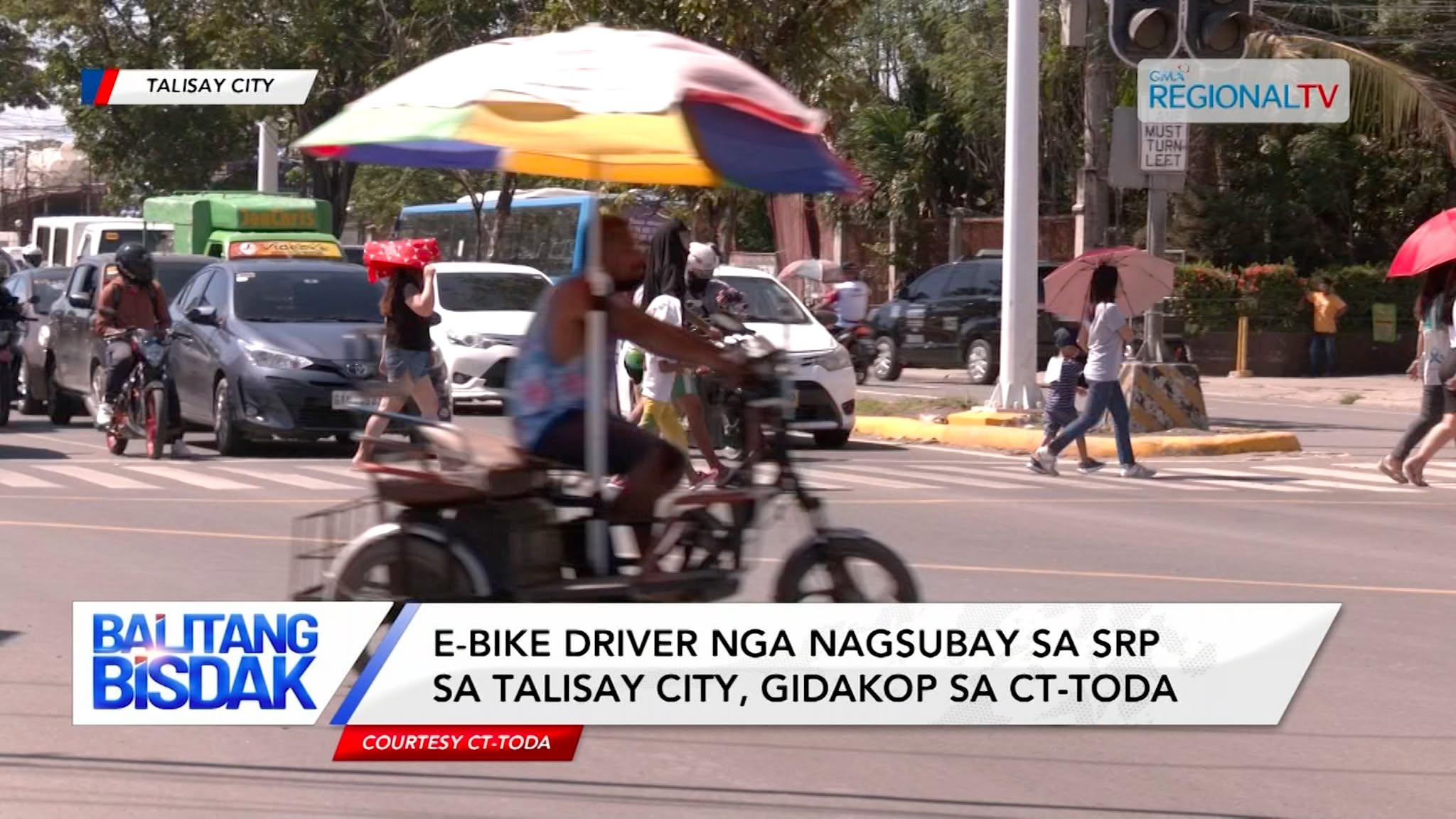 E-Bike Driver nga Ni-agi sa SRP, Nadakpan | Balitang Bisdak