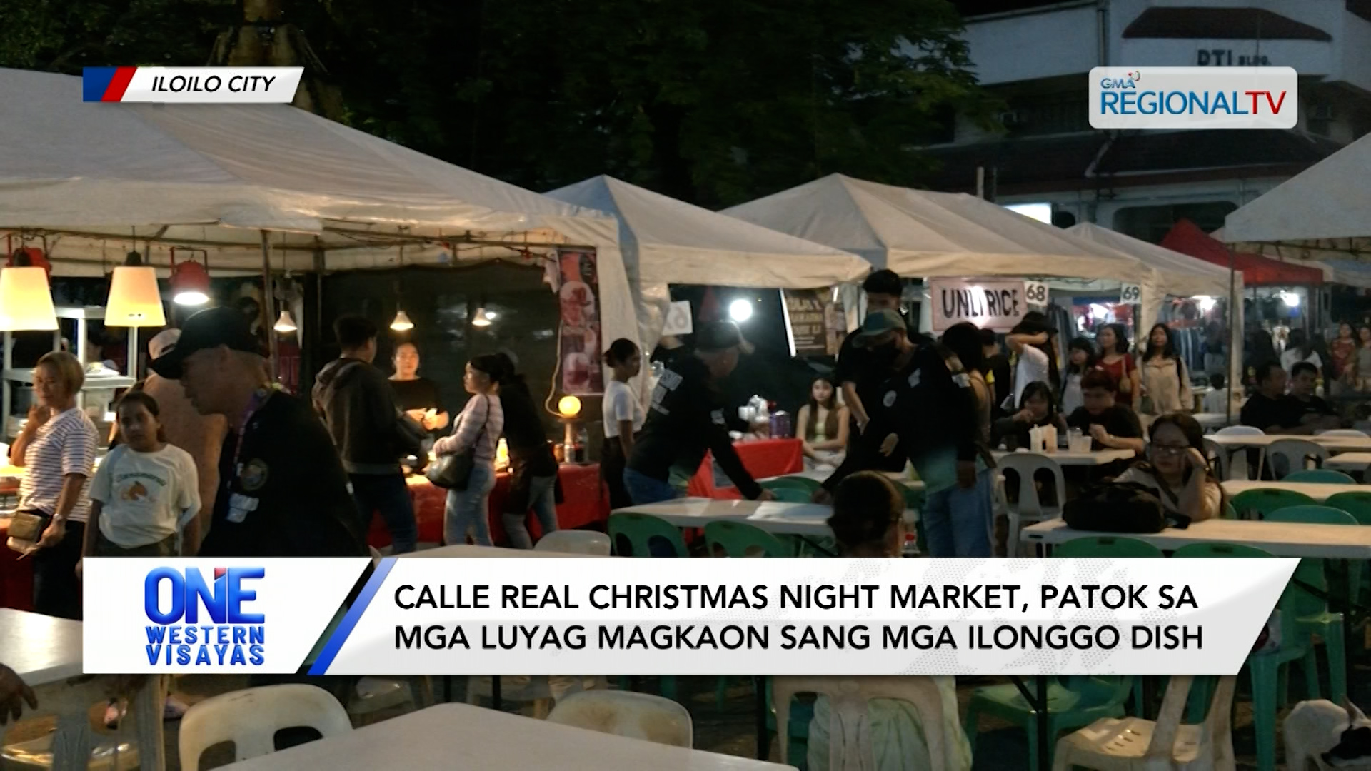Calle Real christmas night market, patok sa mga luyag magkaon sang Ilonggo dish| One Western Visayas