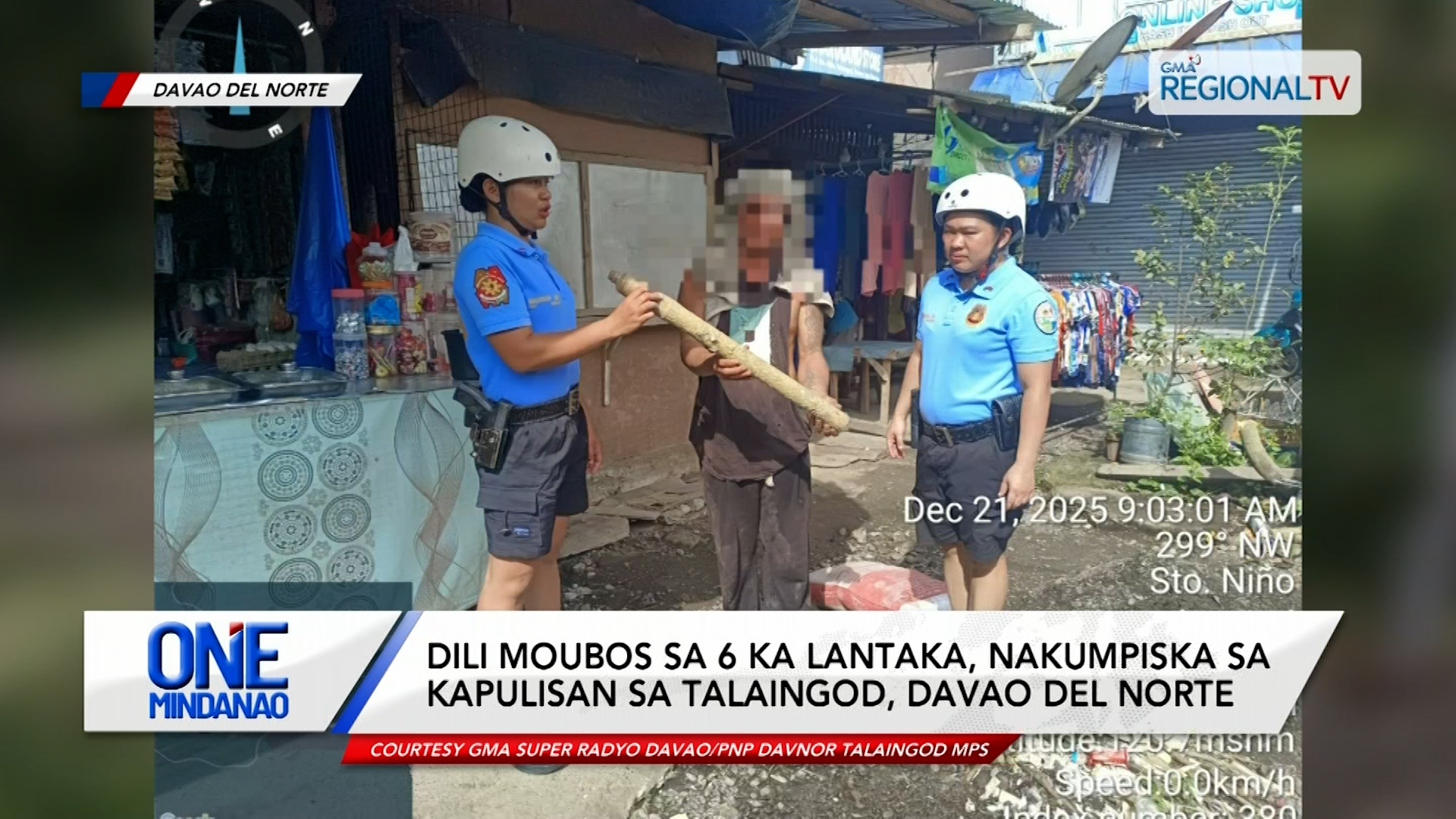 Mga lantaka, nakumpiska sa Davao del Norte | One Mindanao