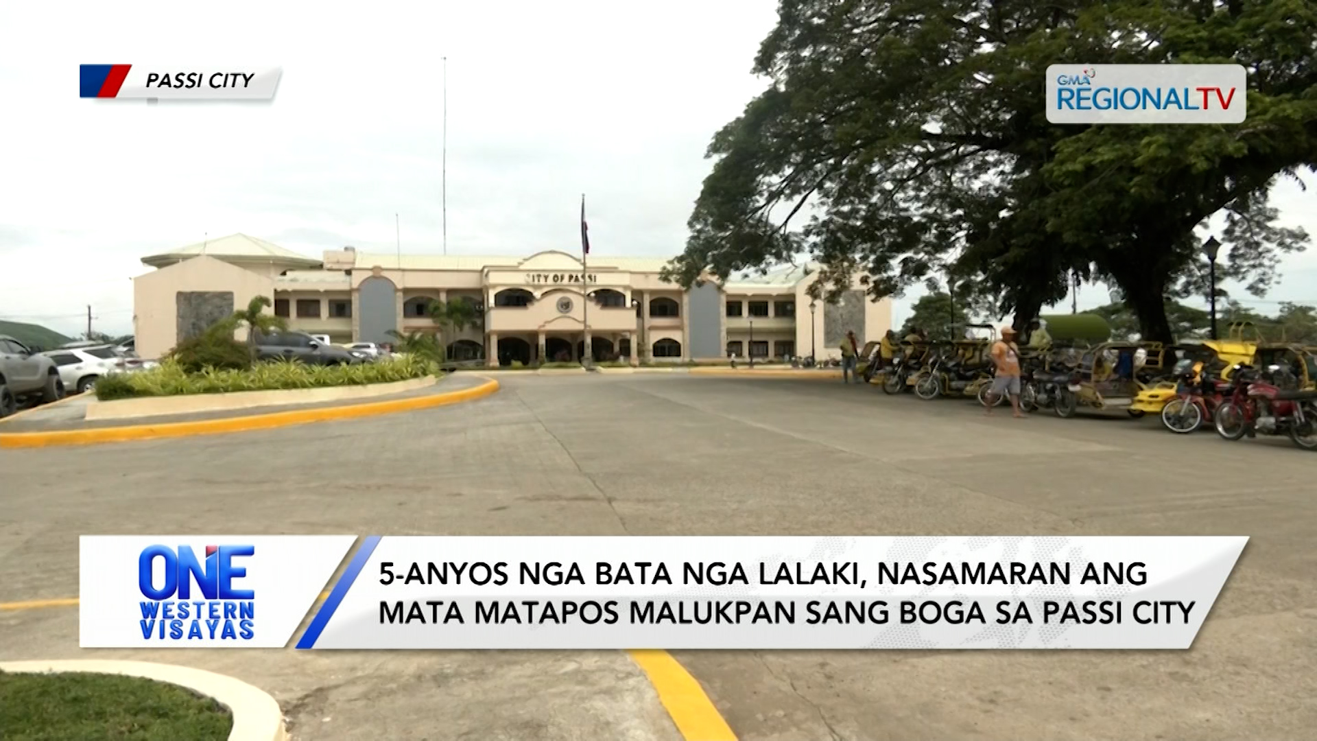 5-anyos nga bata, nasamaran ang mata matapos malukpan sang boga sa Passi City | One Western Visayas