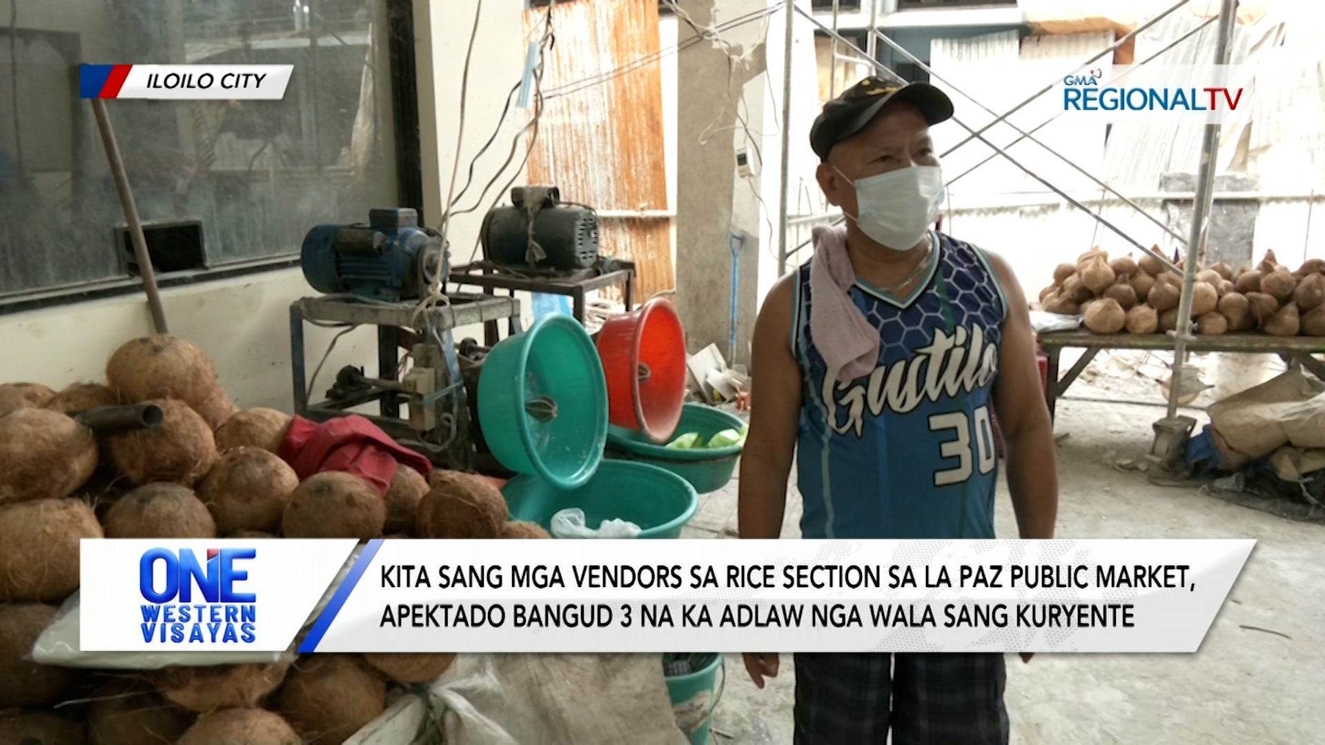 Wala kuryente kag tubig sa La Paz Public market, ginareklamo sang vendors | One Western Visayas