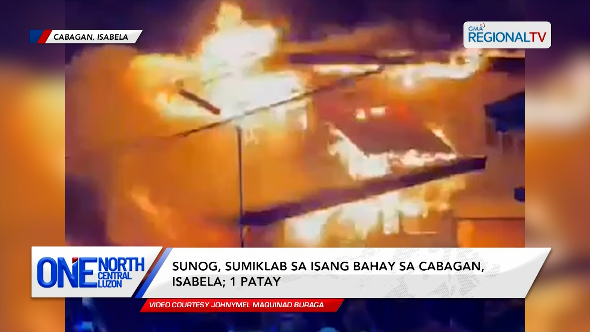 Sunog, sumiklab sa isang bahay sa Cabagan, Isabela; 1 patay | One North Central Luzon