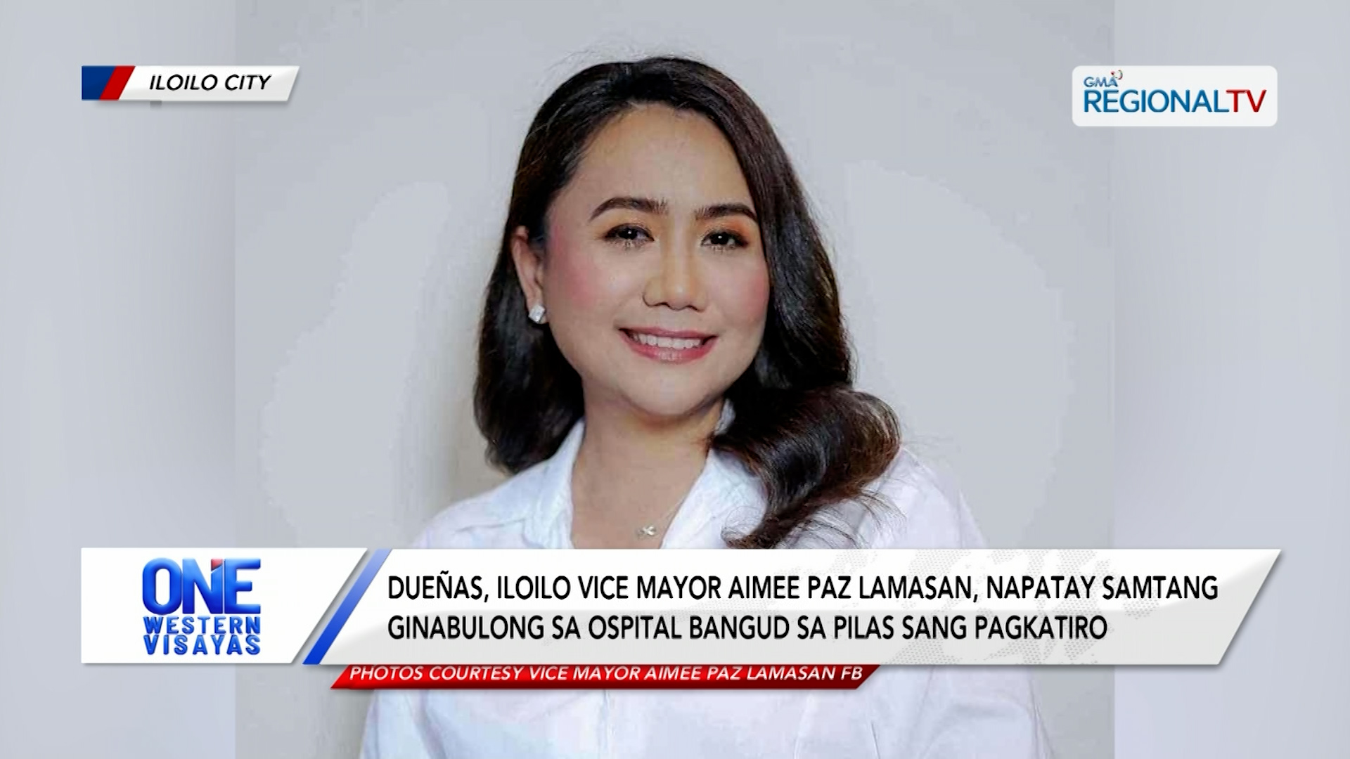 Dueñas, Iloilo Vice Mayor Aimee Paz Lamasan, napatay samtang ginabulong | One Western Visayas