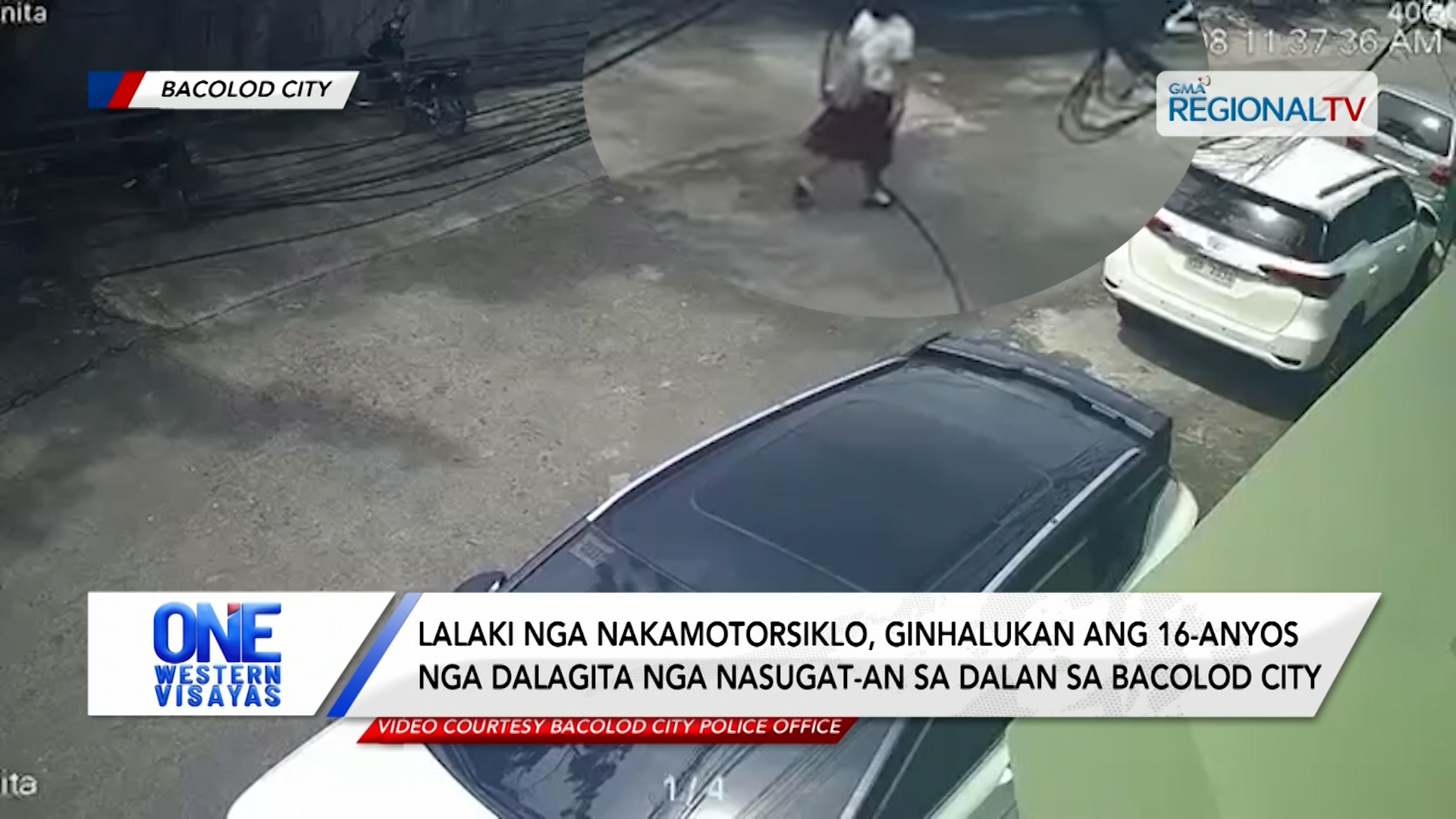 Lalaki nga nakamotor, ginhalukan ang 16-anyos nga nasugat-an sa dalan | One Western Visayas