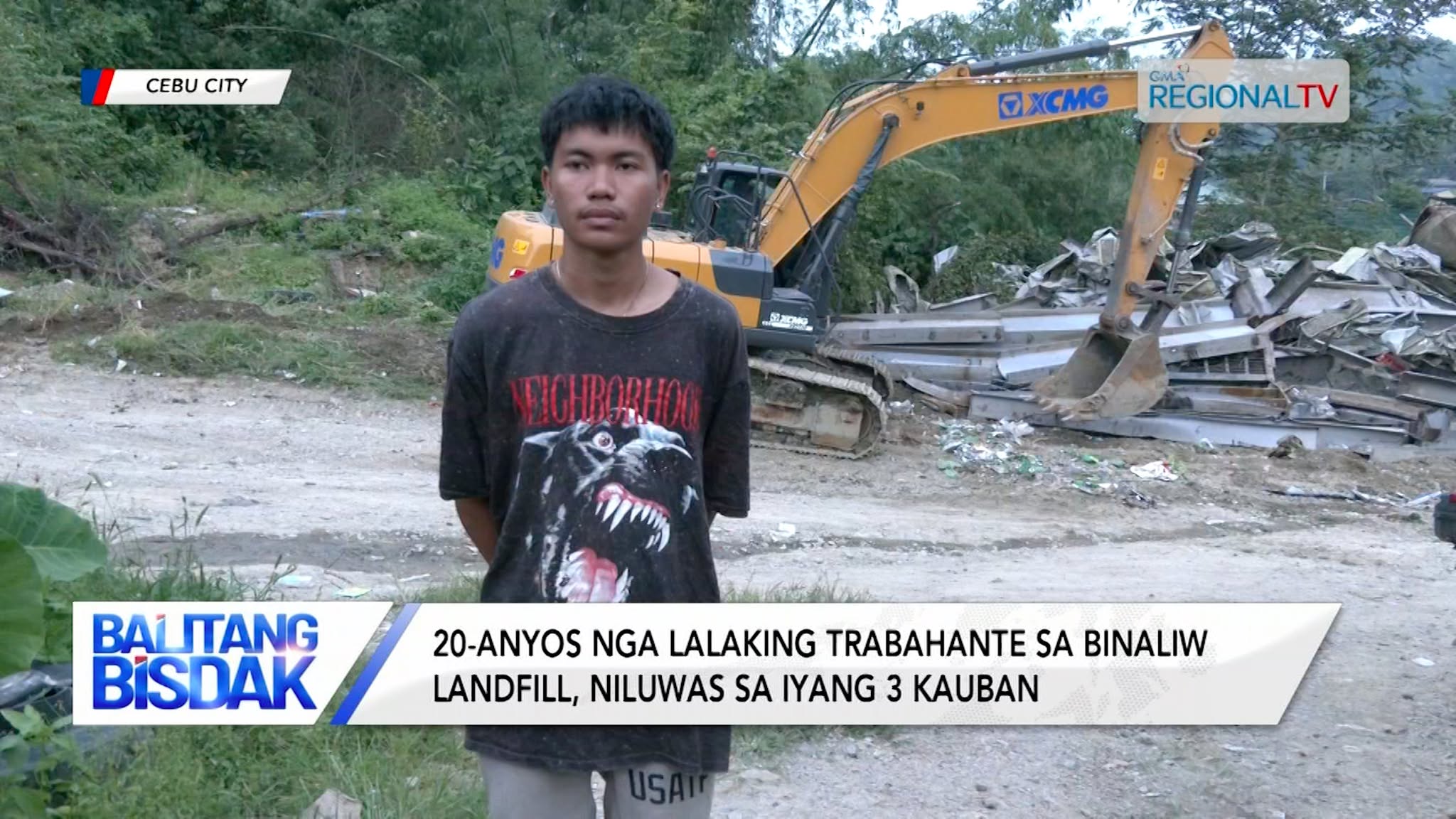 Trabahante, Niluwas sa iyang 3 ka kauban sa Binaliw Landfill Incident | Balitang Bisdak