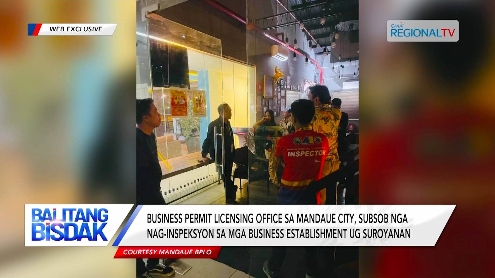 BPLO sa Mandaue City, Nag-inspeksyon sa mga Business Establishment ug Suroyanan | Balitang Bisdak