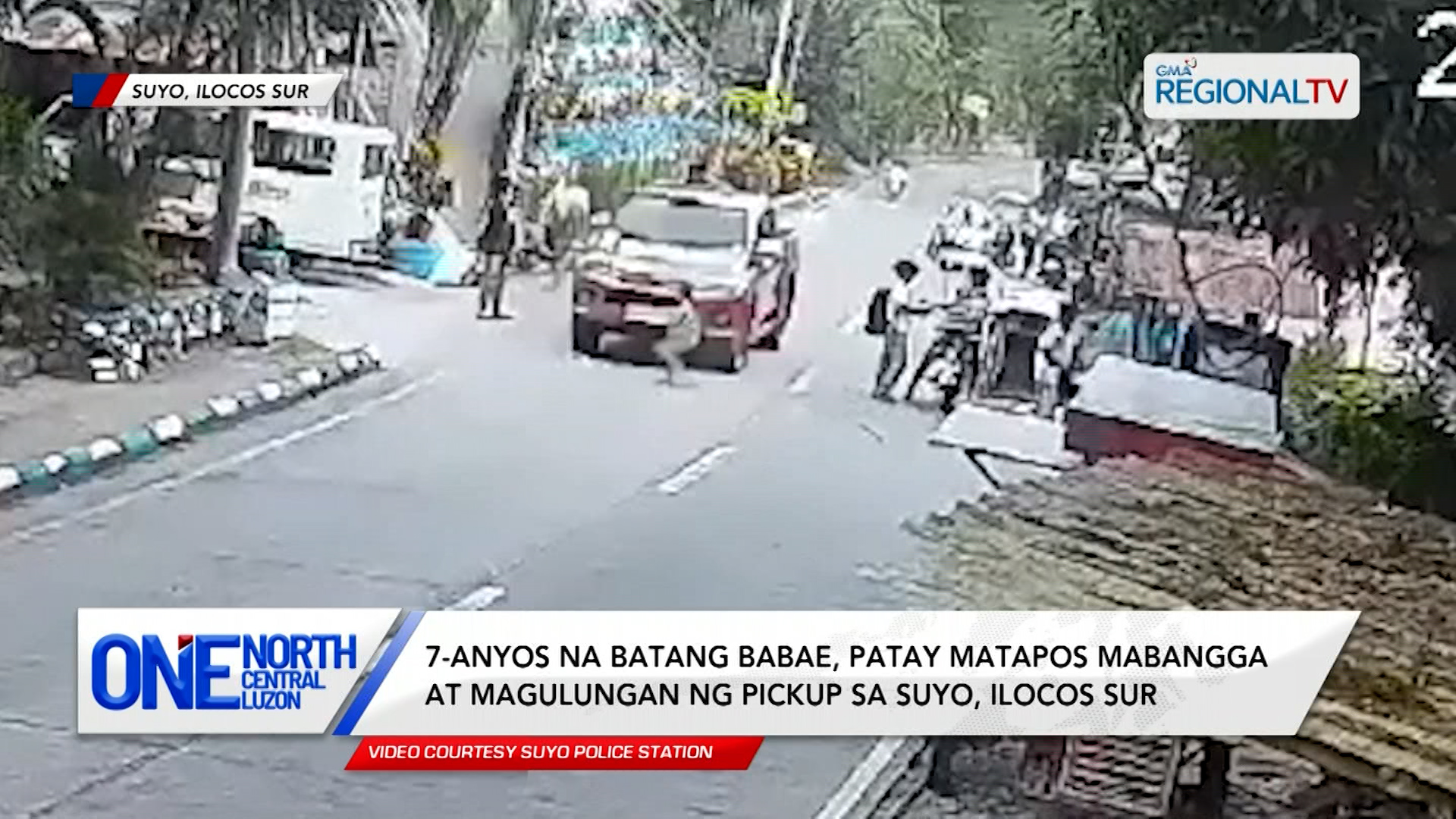 7-anyos na batang babae, patay matapos mabangga at magulungan ng pickup | One North Central Luzon