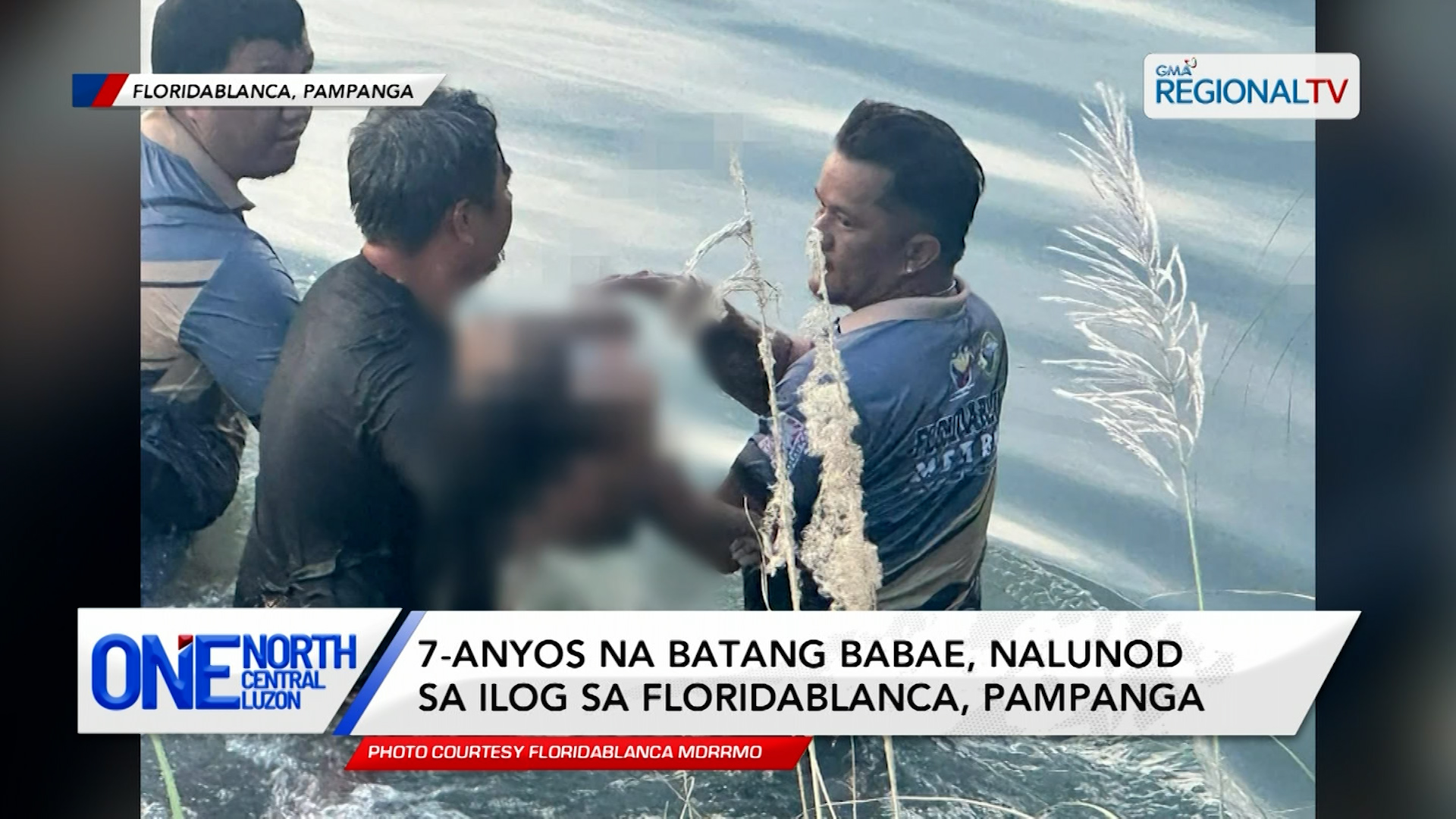 7-anyos na batang babae, nalunod sa ilog sa Floridablanca, Pampanga | One North Central Luzon
