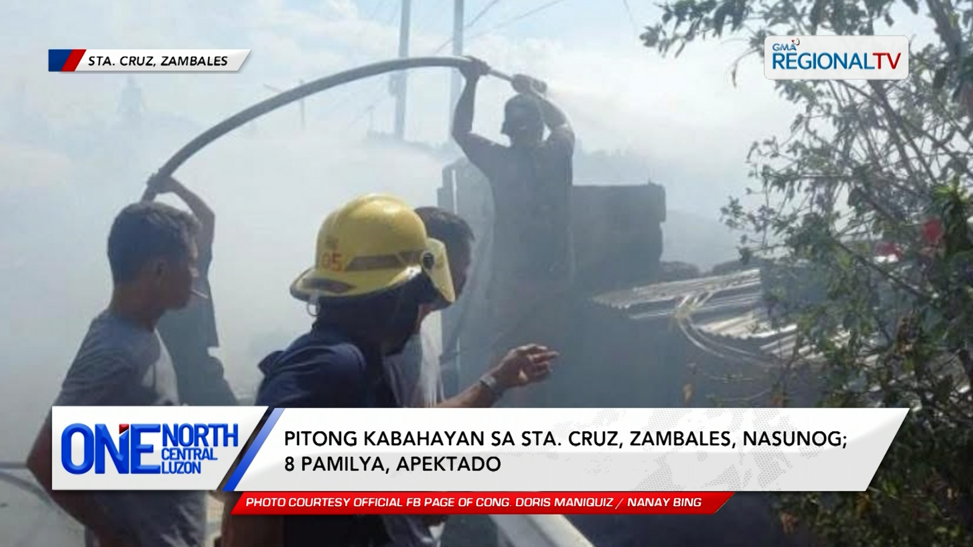 Pitong kabahayan sa Sta. Cruz, Zambales, nasunog; 8 pamilya, apektado | One North Central Luzon