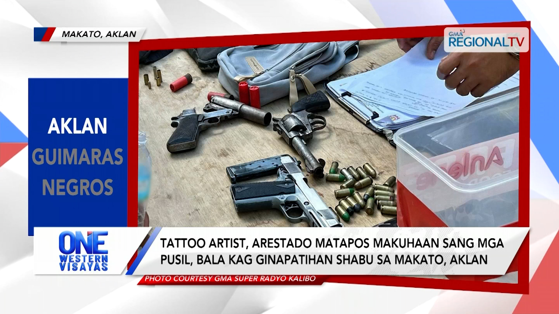 Tattoo artist, nakuhaan sang mga pusil kag ginapatihan shabu sa Makato, Aklan | One Western Visayas