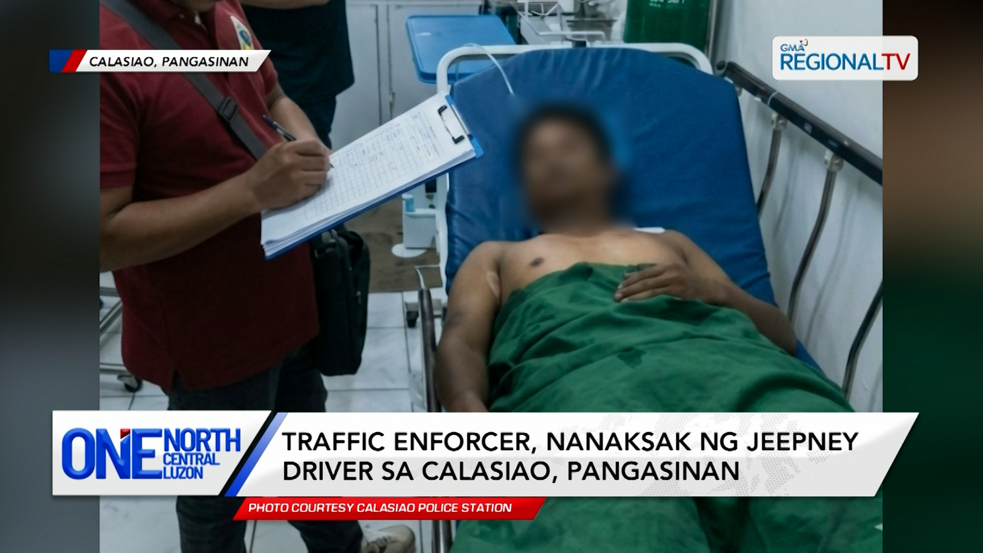 Traffic enforcer, nanaksak ng jeepney driver sa Calasiao, Pangasinan | One North Central Luzon