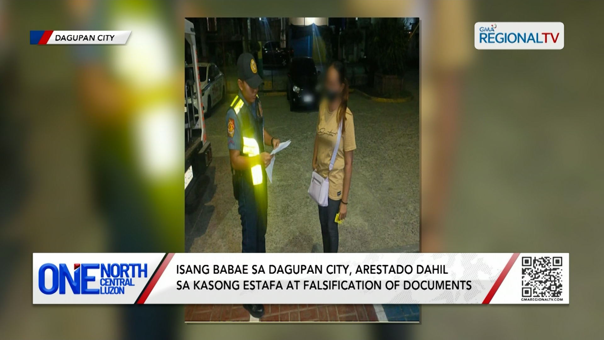 Isang babae, arestado dahil sa kasong estafa at falsification of documents | One North Central Luzon