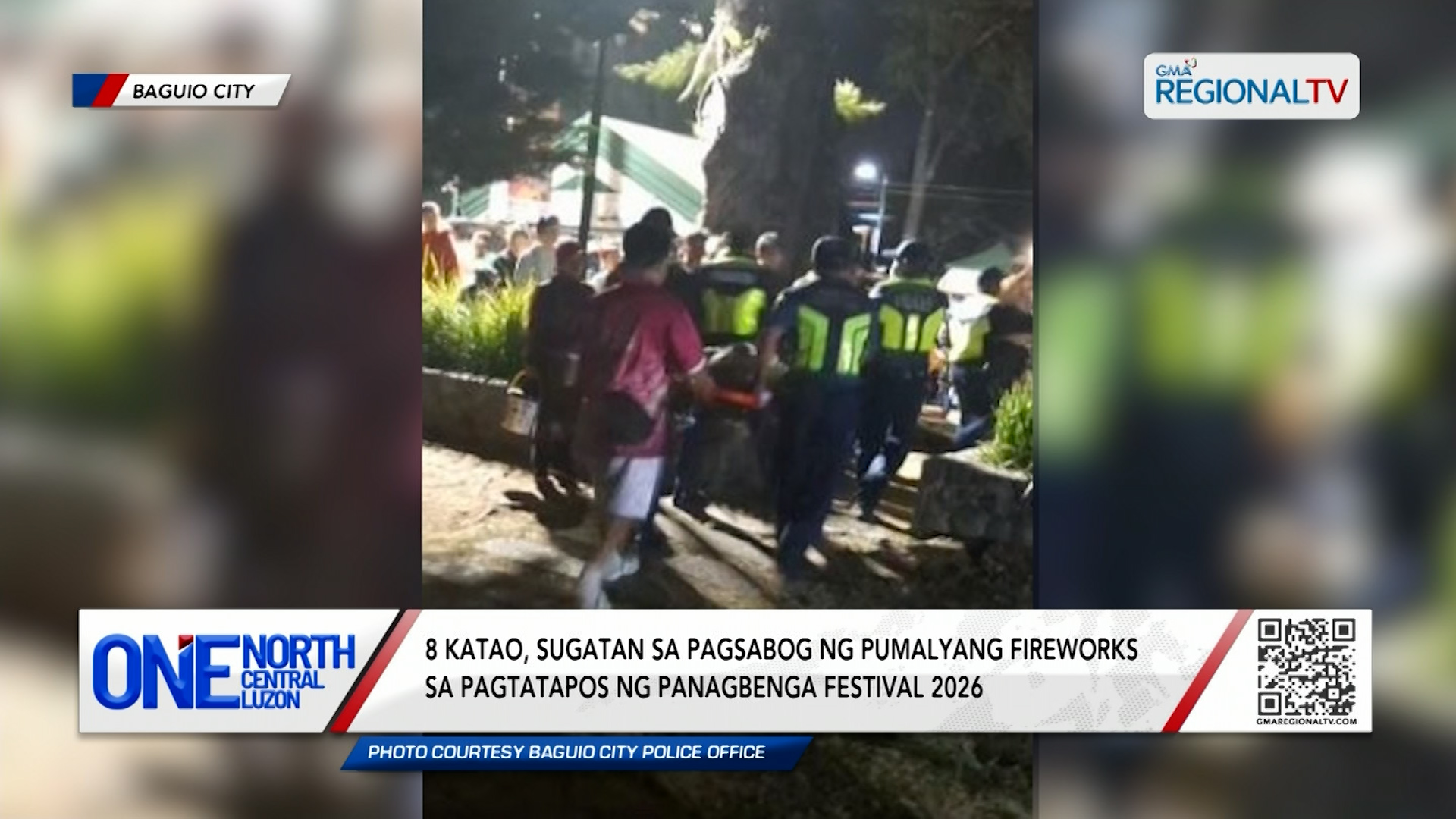 8 katao, sugatan sa pagsabog ng pumalyang fireworks sa Baguio City | One North Central Luzon