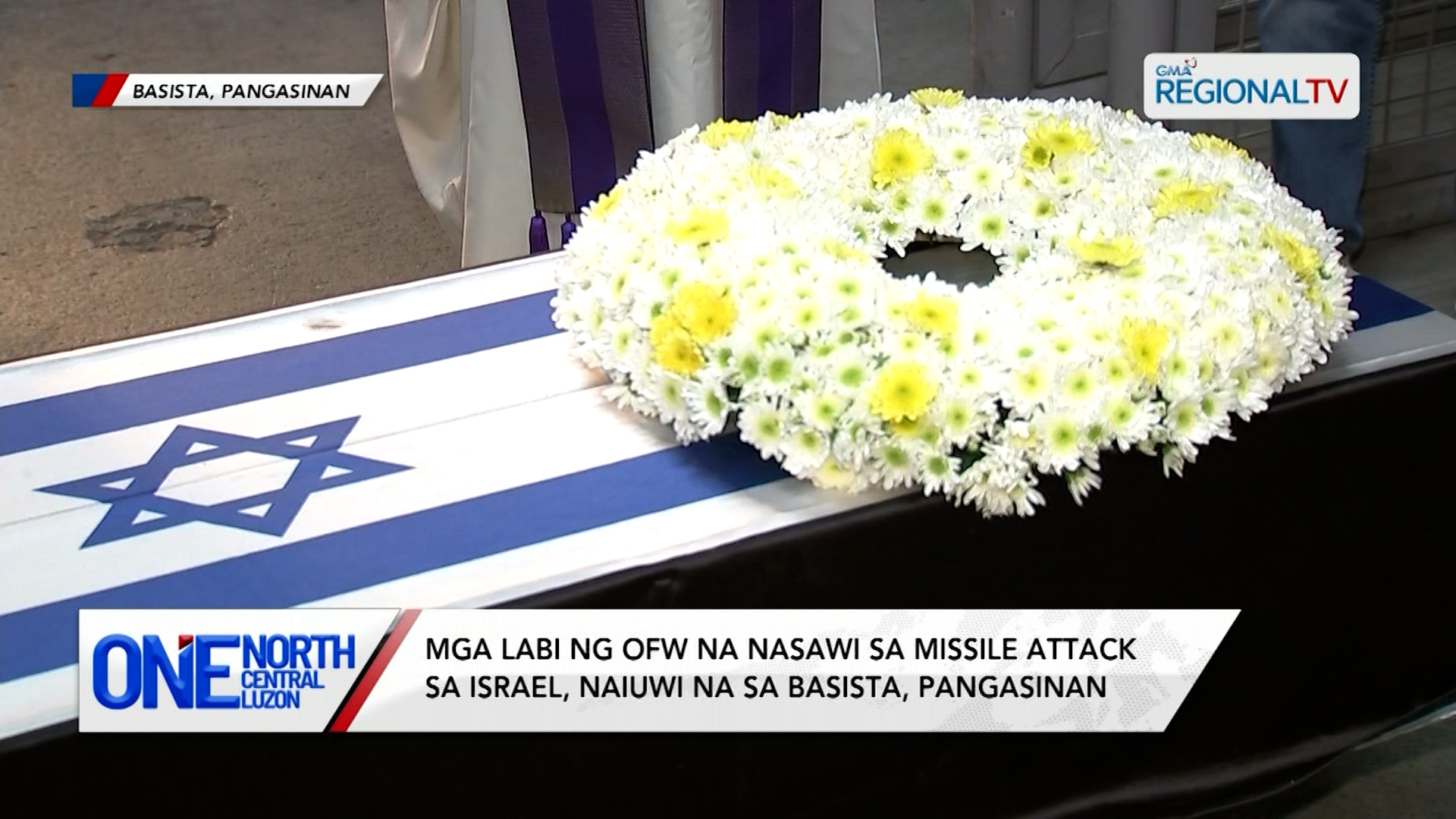 Mga labi ng OFW na nasawi sa Israel, naiuwi na sa Pangasinan | One North Central Luzon