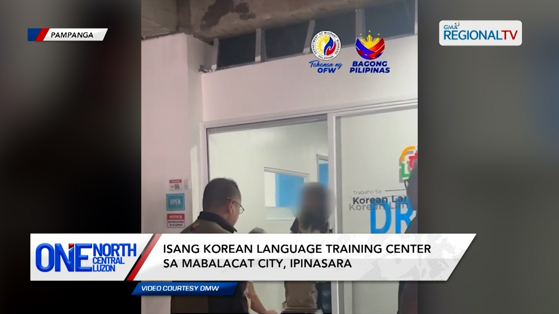 Isang Korean language training center sa Mabalacat City, ipinasara | One North Central Luzon