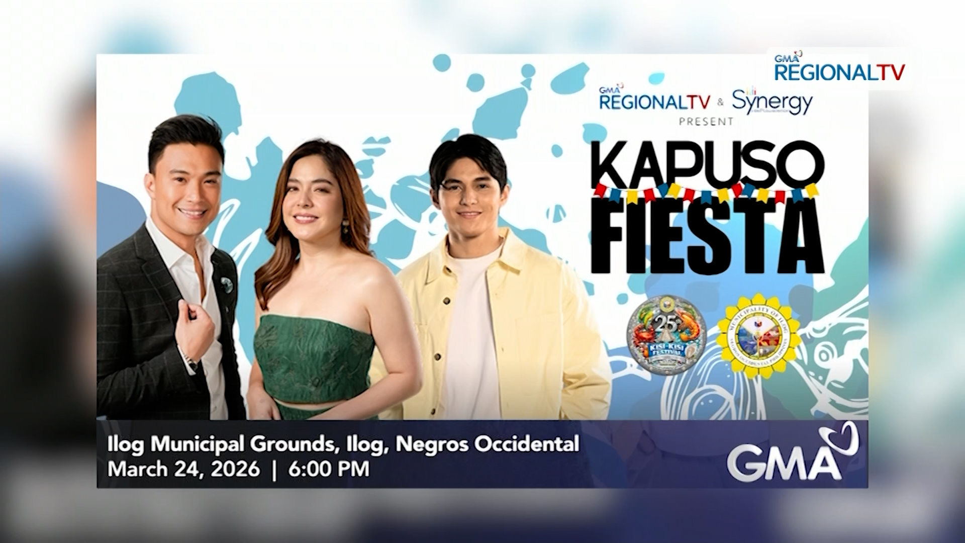 EA Guzman, Shaira Diaz kag Allen Ansay, makisadya sa ‘Kapuso Fiesta’ sa  Ilog | One Western Visayas