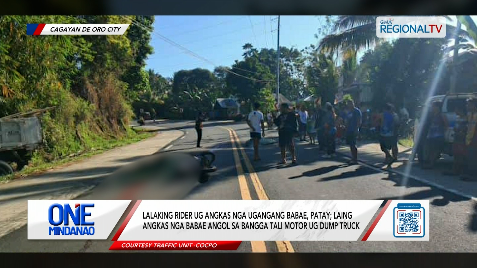 Motor, mibangga sa dump truck, 2 ang patay | One Mindanao