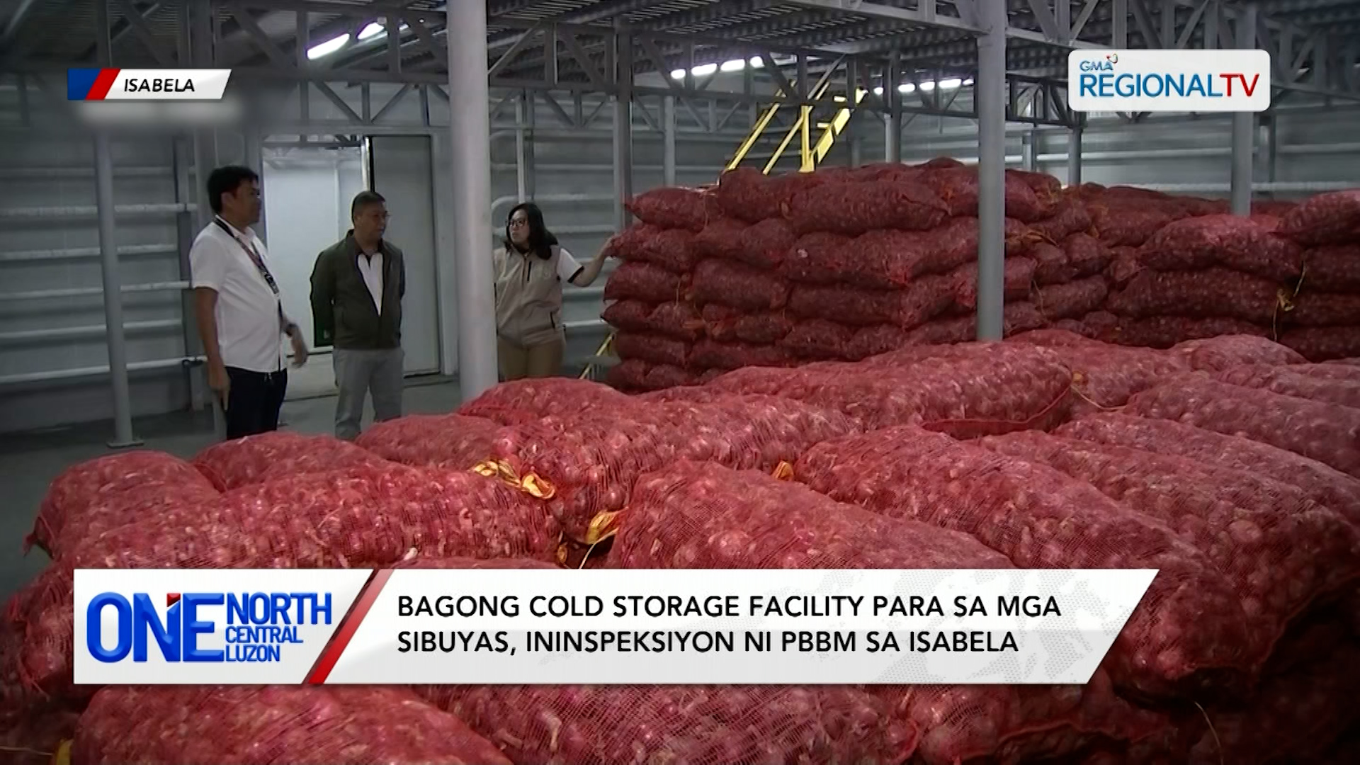 Bagong cold storage facility para sa mga sibuyas, ininspeksiyon ni PBBM | One North Central Luzon