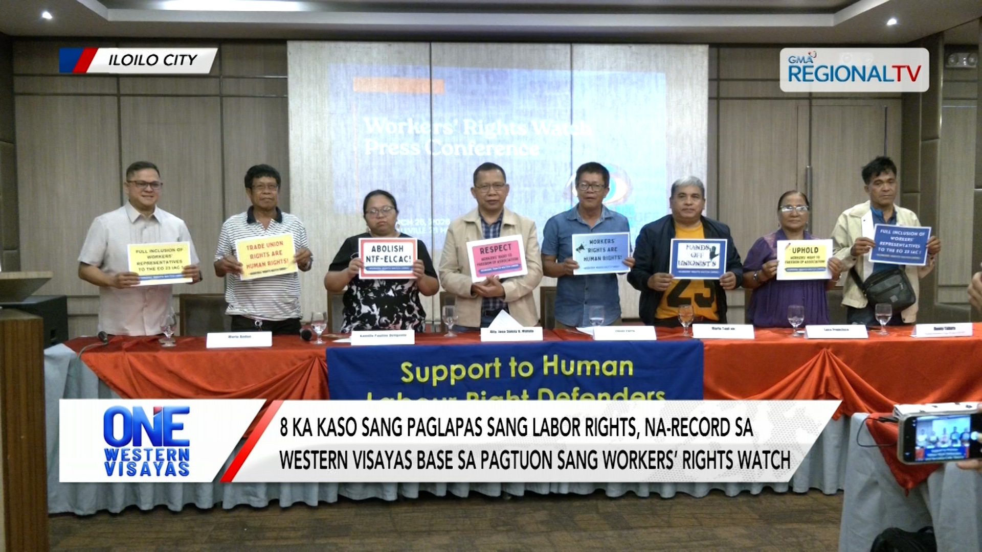 8 ka kaso sang paglapas sang labor rights, na-record sa Western Visayas | One Western Visayas