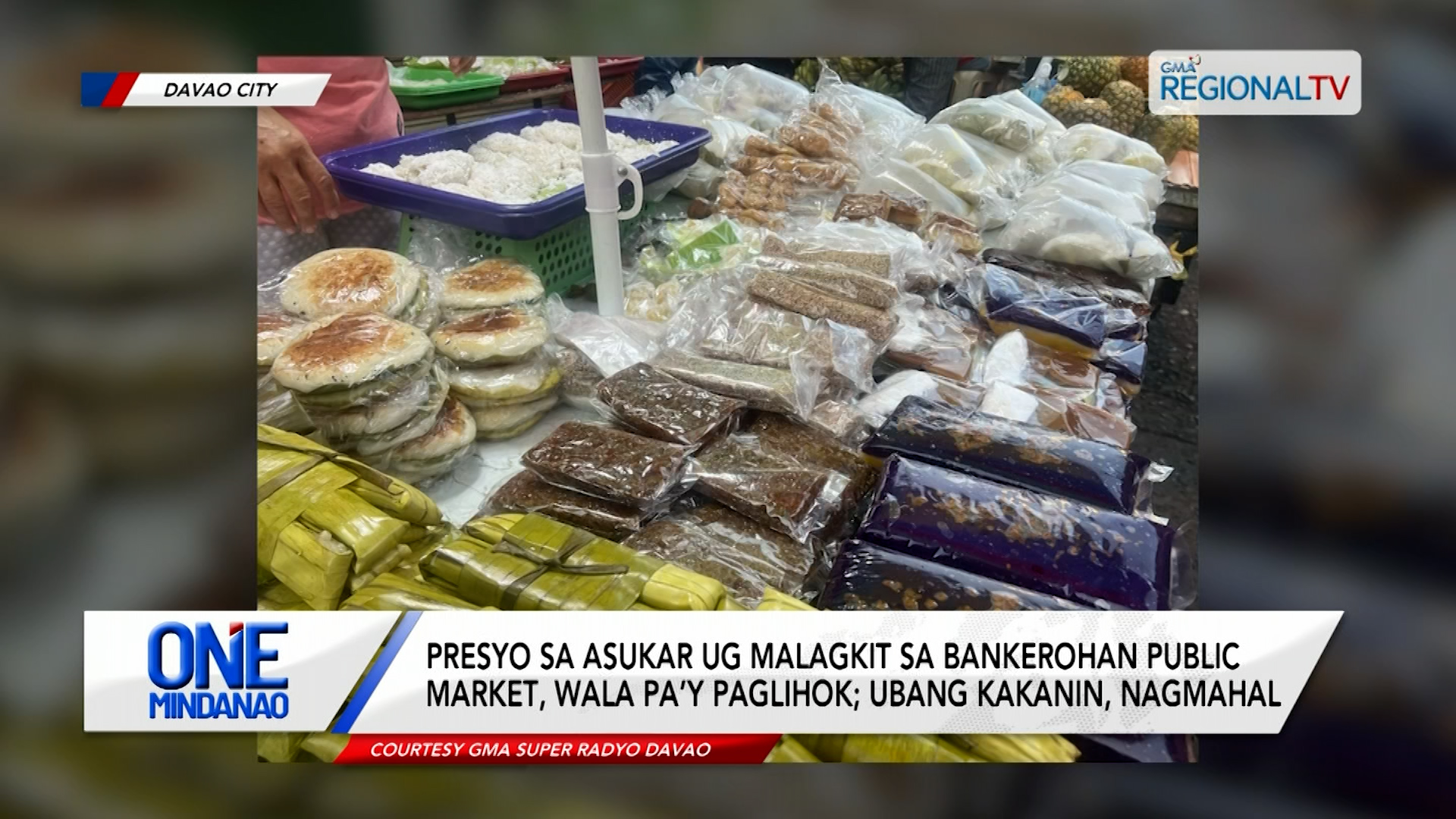 Asukar ug malagkit sa Bankerohan Public Market, wala pa’y paglihok | One Mindanao