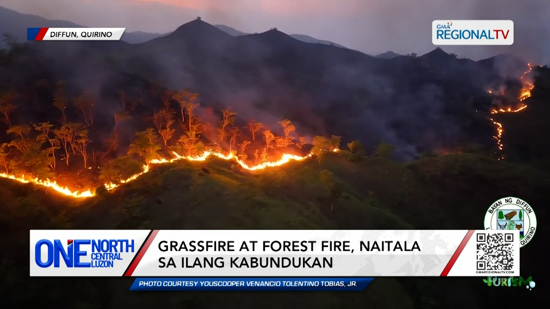 Grassfire at forest fire, naitala sa ilang kabundukan | One North Central Luzon