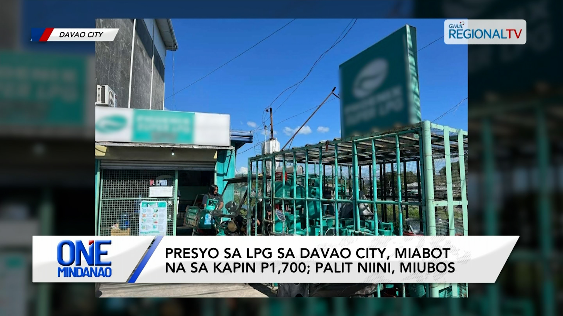 Presyo sa LPG sa Davao City, miabot na sa kapin P1,700| One Mindanao