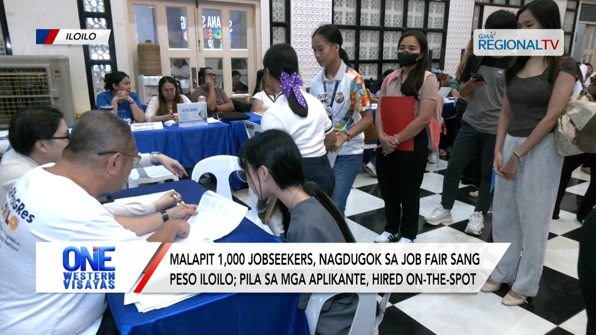 Mga jobseekers, nagdugok sa job fair sang PESO Iloilo; may hired on-the-spot | One Western Visayas