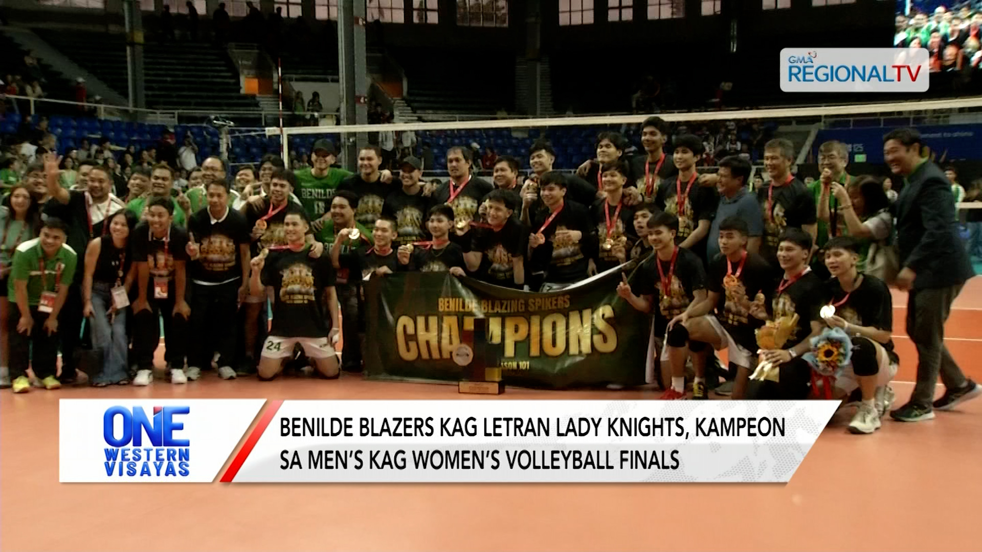Benilde Blazers kag Letran Lady Knights kampeon sa NCAA Volleyball Finals | One Western Visayas
