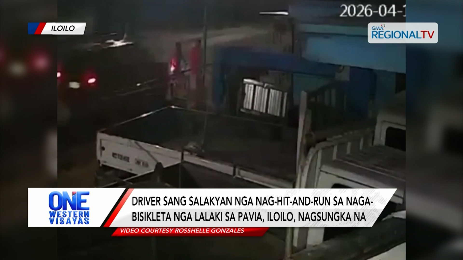 Driver sang salakyan nga nag-hit-and-run sa lalaki sa Pavia, Iloilo, nagsungka | One Western Visayas