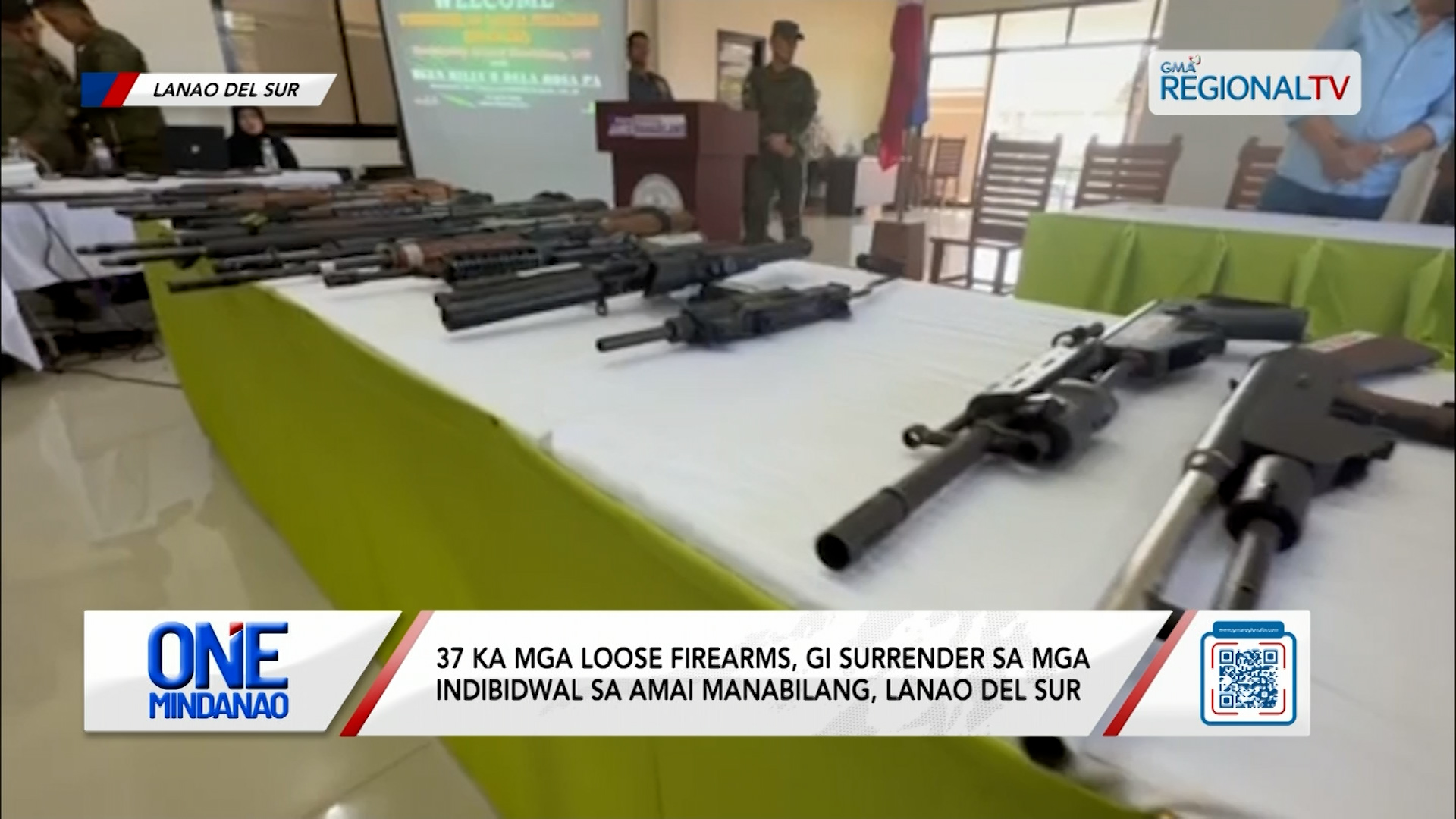 37 ka mga loose firearms, gi surrender | One Mindanao