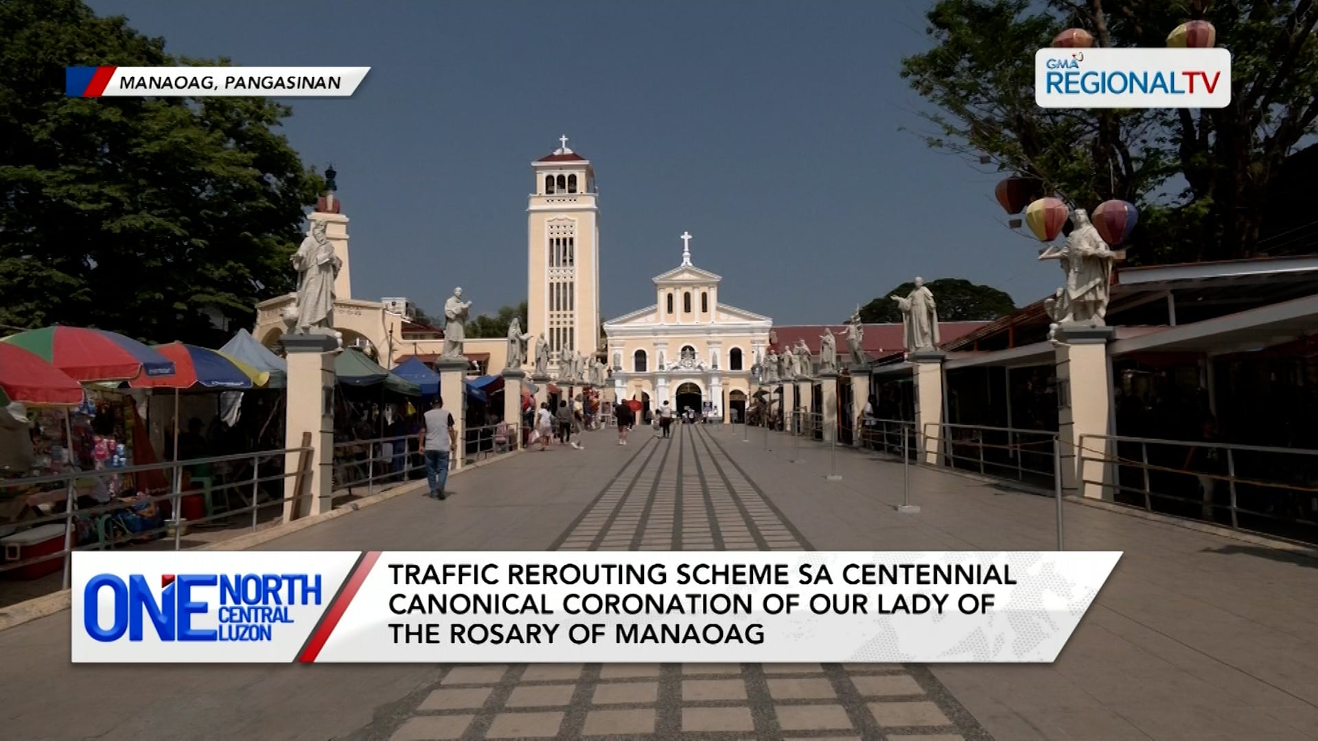Traffic rerouting scheme para sa Centennial ng Our Lady of Manaoag. | One North Central Luzon
