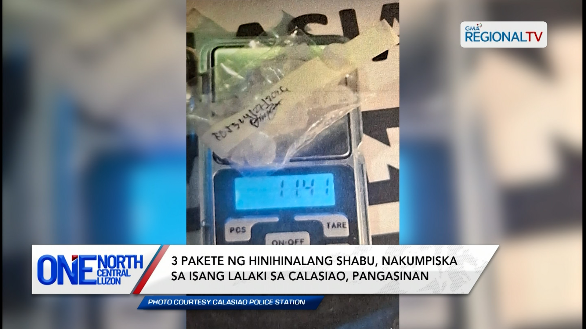 3 pakete ng hinihinalang shabu, nakumpiska sa isang lalaki sa Calasiao | One North Central Luzon