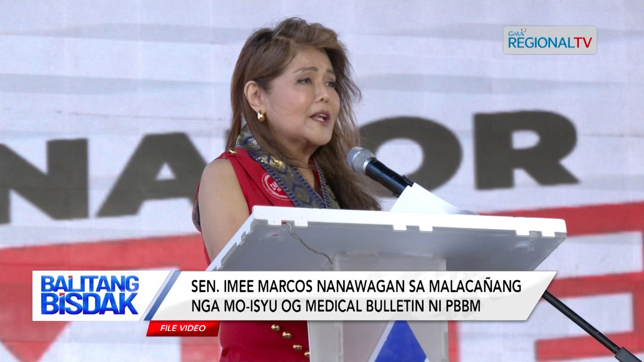 Sen. Imee Marcos, Nanawagan nga Mo-isyu og Medical Bulletin ni PBBM | Balitang Bisdak