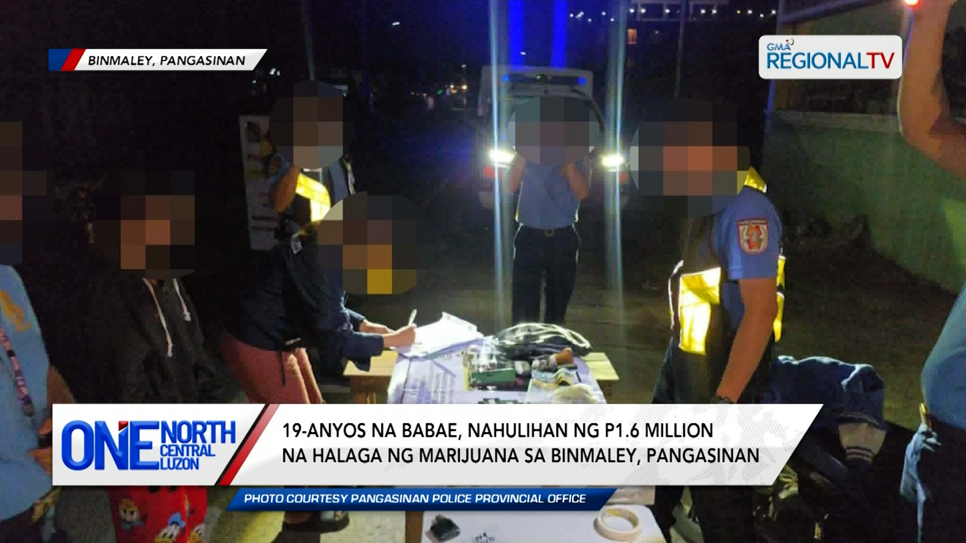 19-anyos na babae, nahulihan ng P1.6 million na halaga ng marijuana | One North Central Luzon