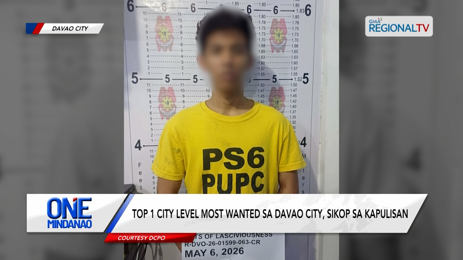 Top 1 city level most wanted sa Davao City, sikop sa kapulisan I One Mindanao