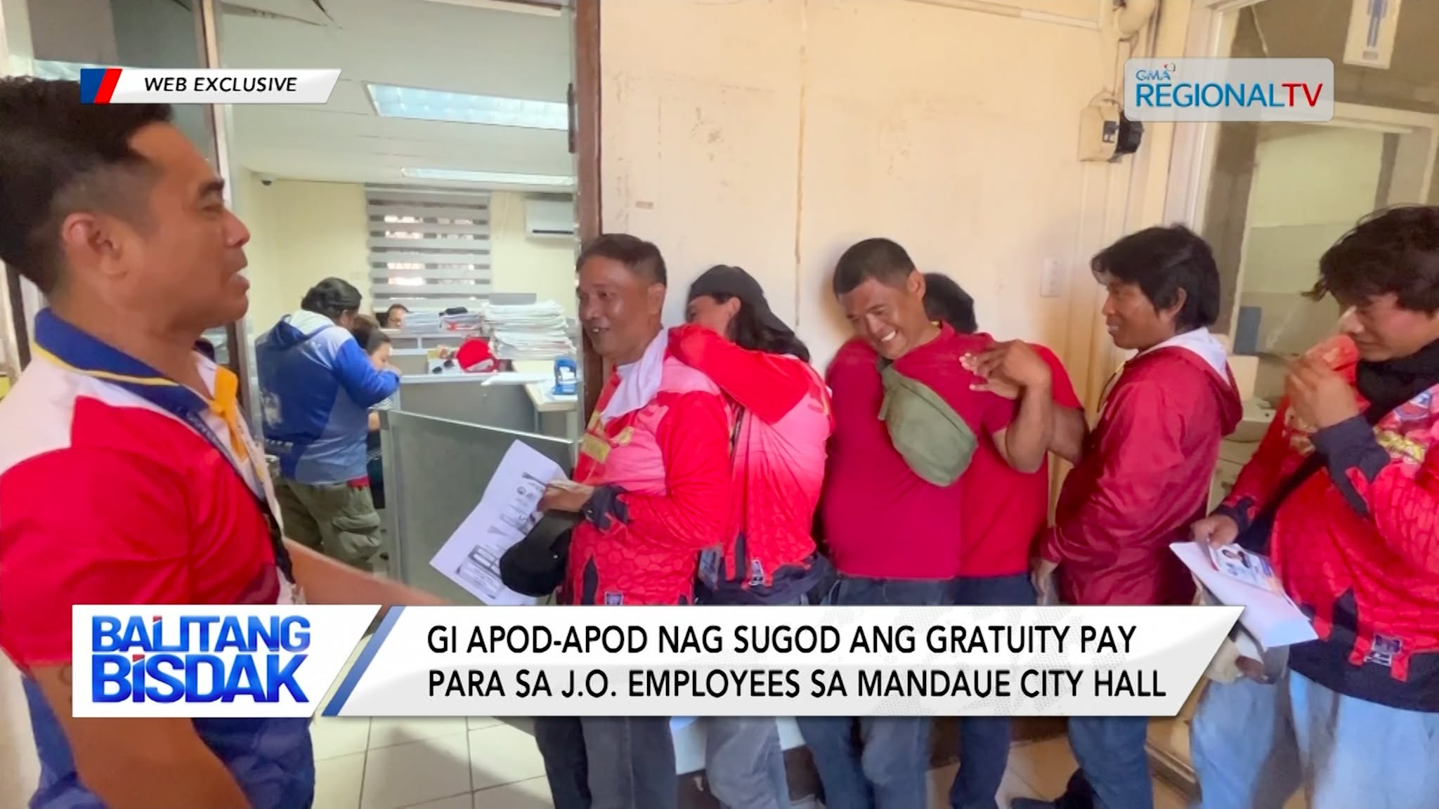 Gratuity Pay sa J.O. Employees sa Mandaue City Hall, Gi apod-apod na | Balitang Bisdak