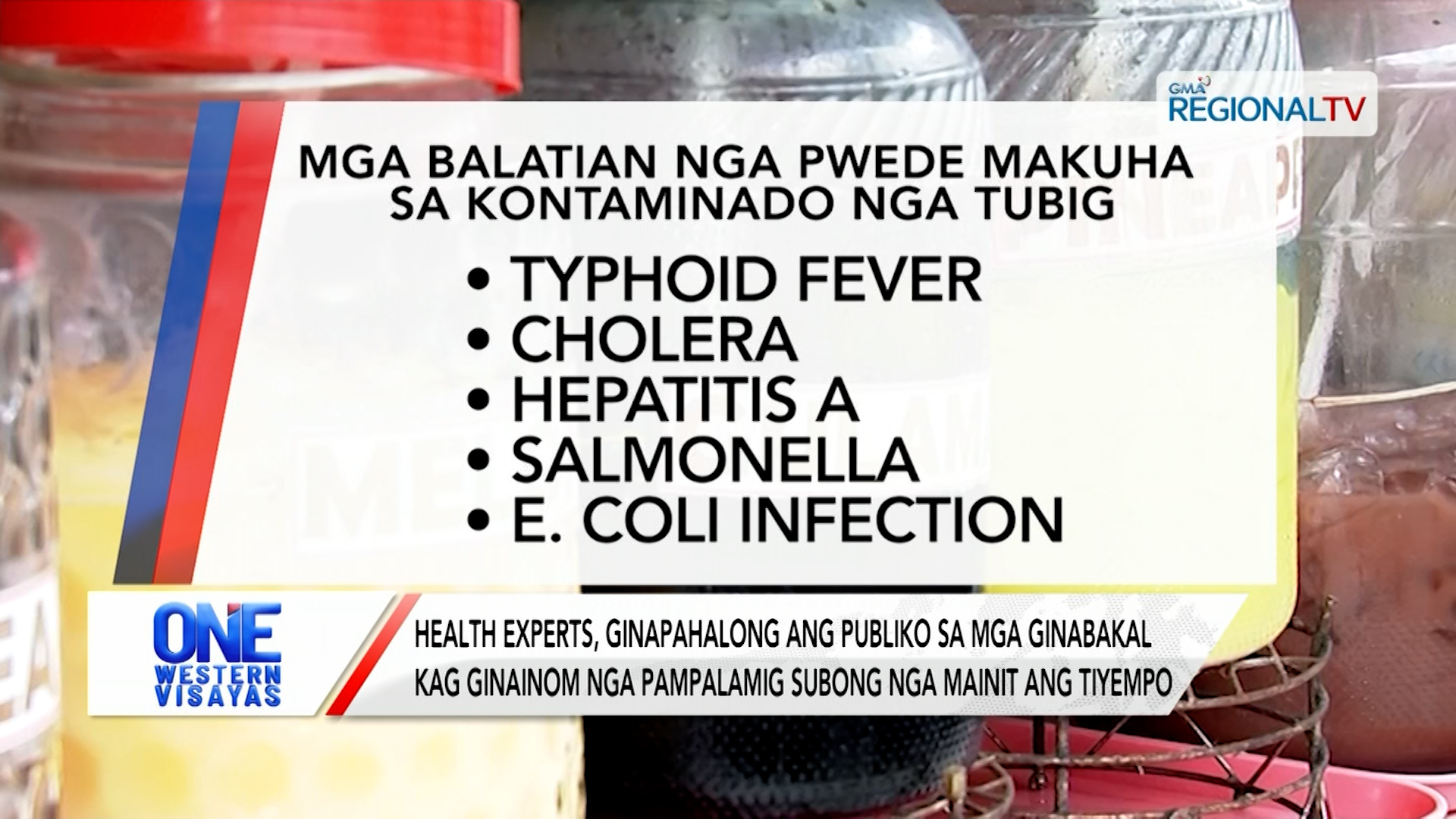 Health experts, ginapahalong ang publiko sa mga ginabakal kag ginainom | One Western Visayas