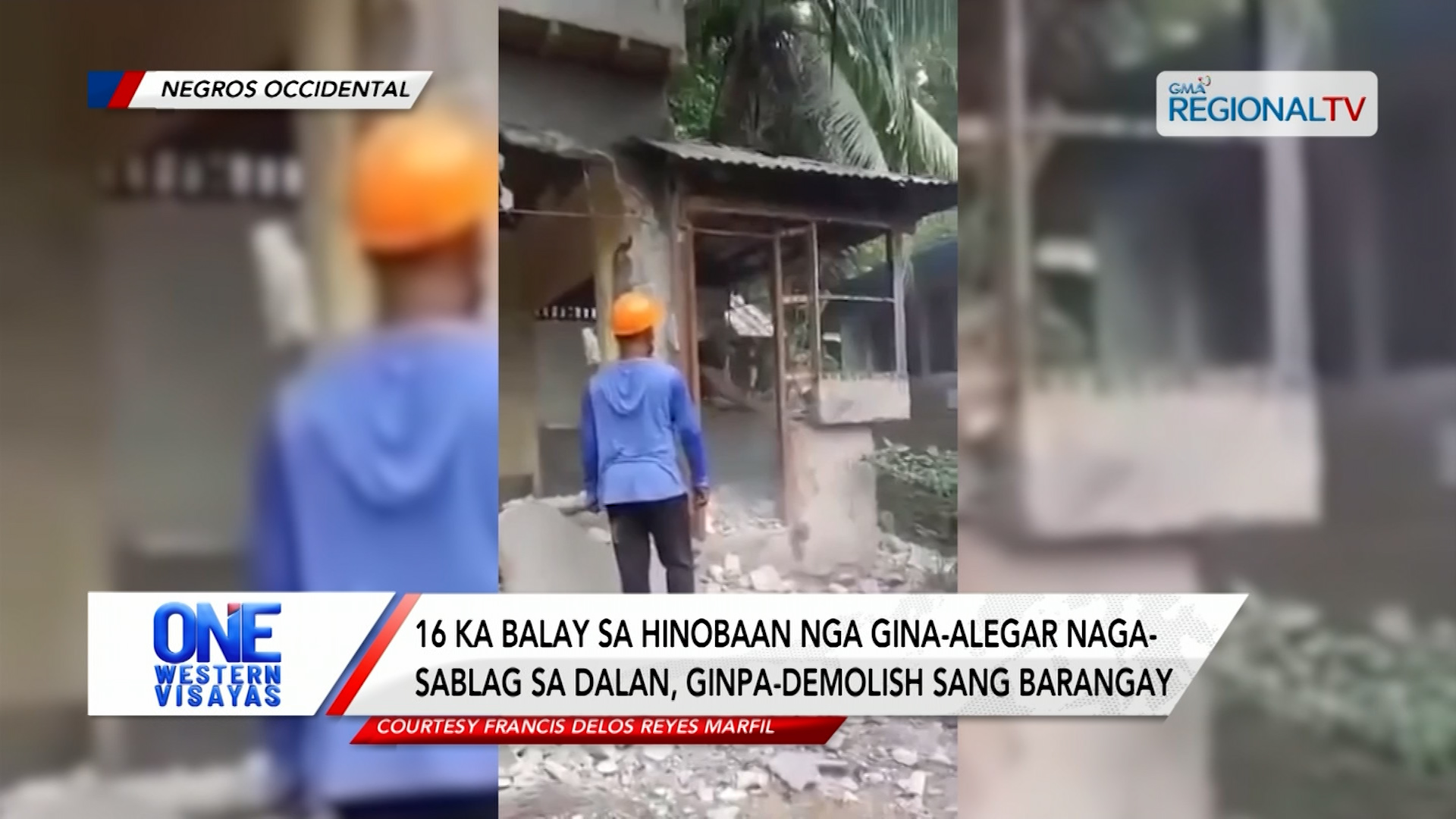16 ka balay sa Hinobaan, ginpa-demolish sang barangay | One Western Visayas