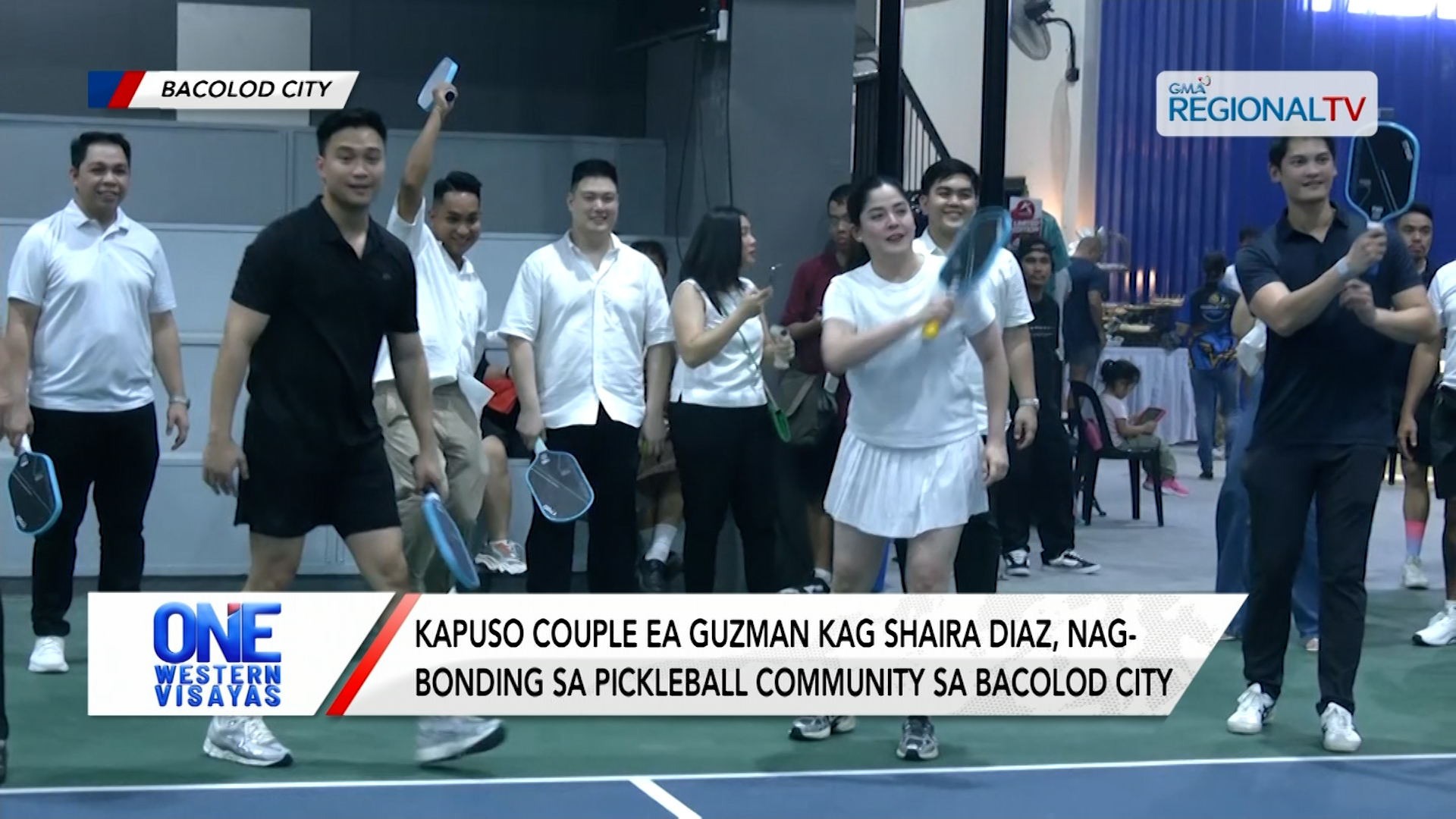 Kapuso couple EA Guzman kag Shaira Diaz nag-enjoy sa pickleball sa Bacolod City| One Western Visayas