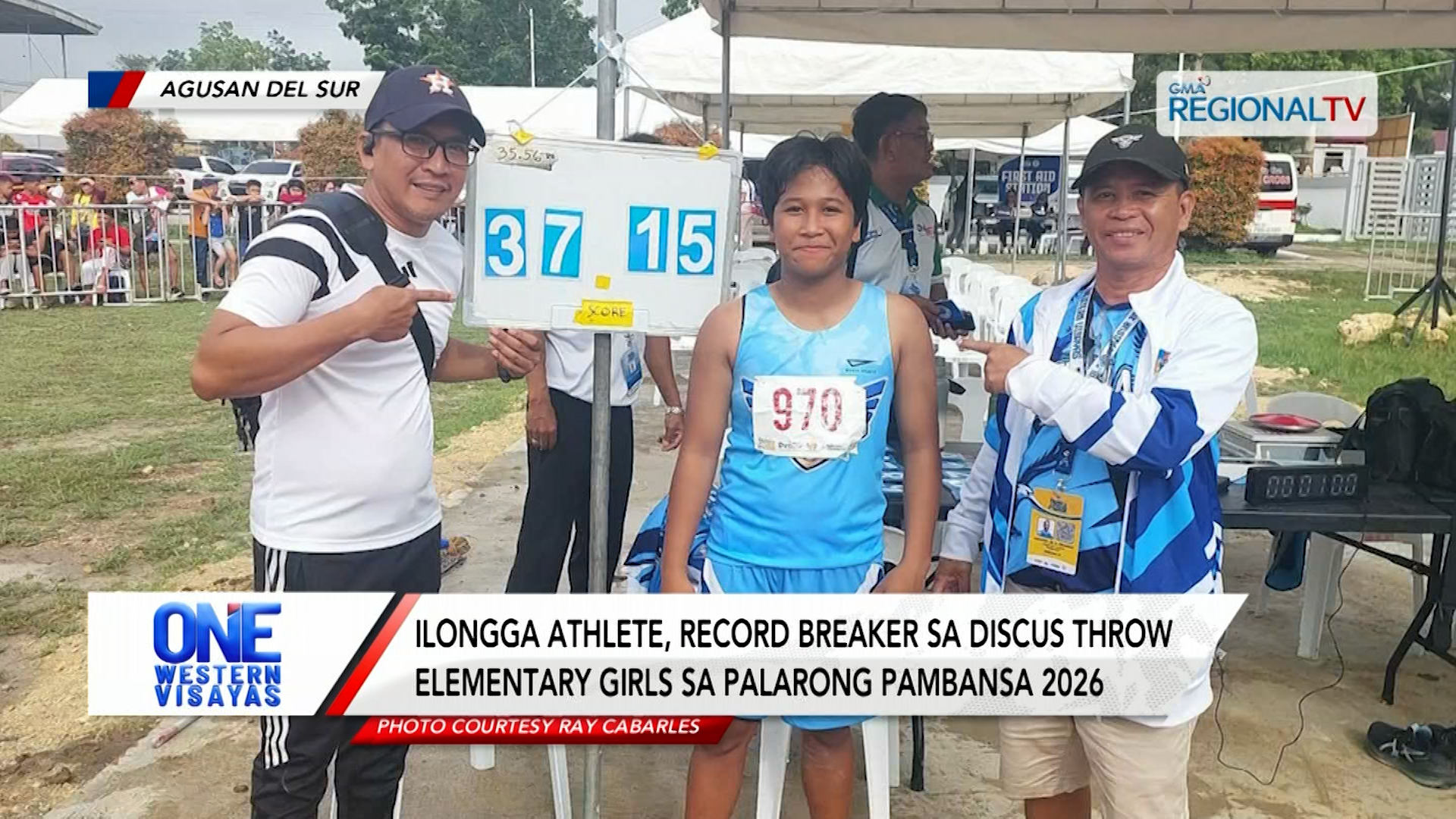 Ilongga athlete, record breaker sa discus throw elementary girls sa Palaro | One Western Visayas