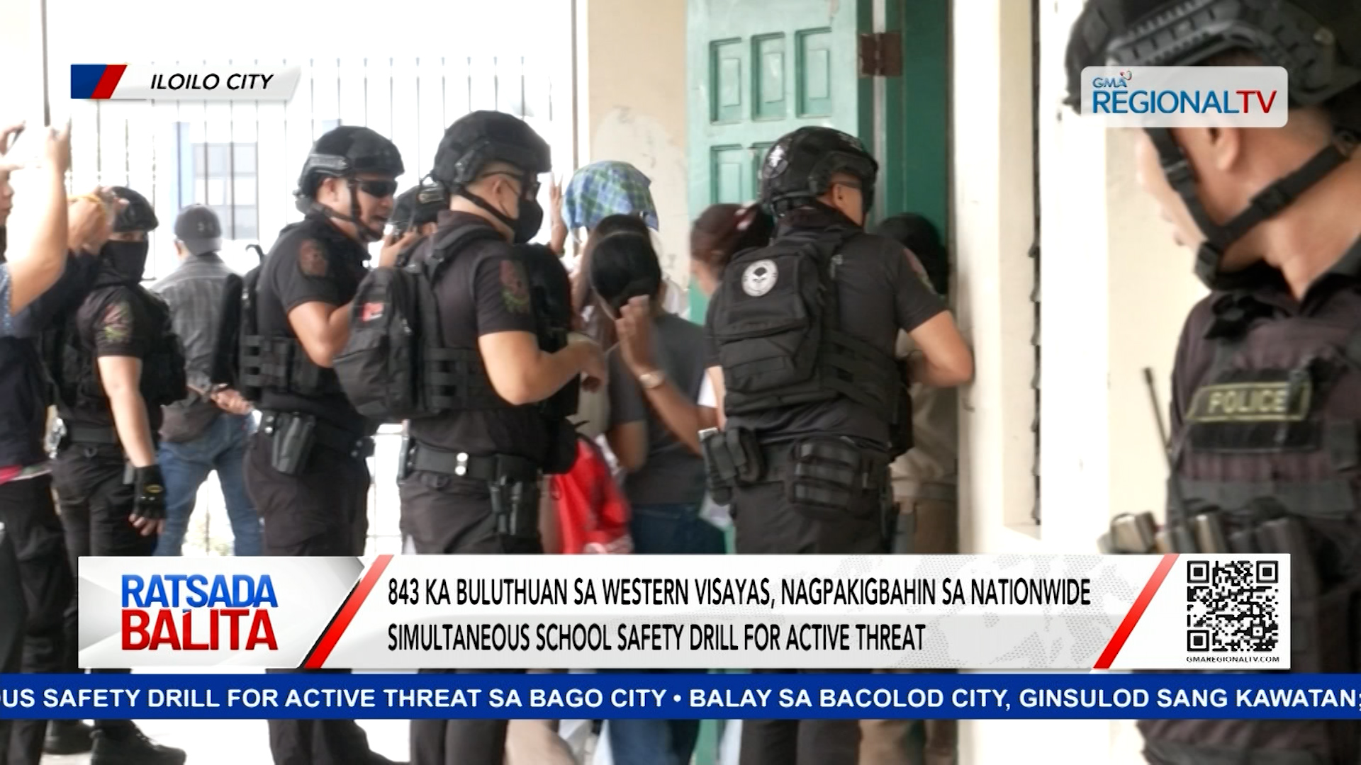 Nationwide simultaneous school safety drill for active threat