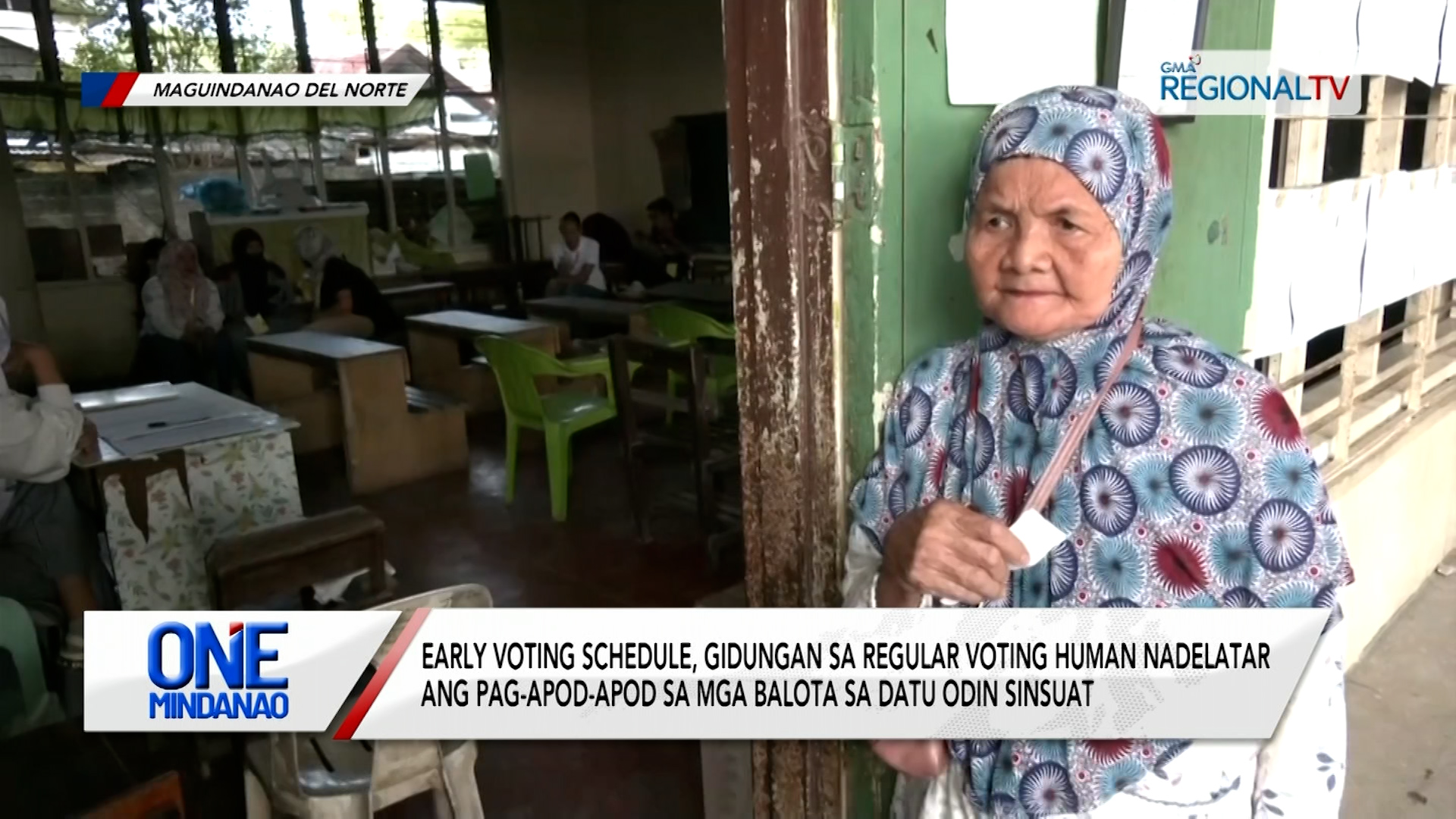 Early voting schedule, gidungan sa regular voting I One Mindanao