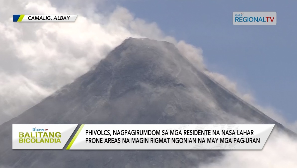 Phivolcs Nagpagirumdom Sa Mga Residente Sa Lahar Prone Areas Sa Mt Mayon 0361