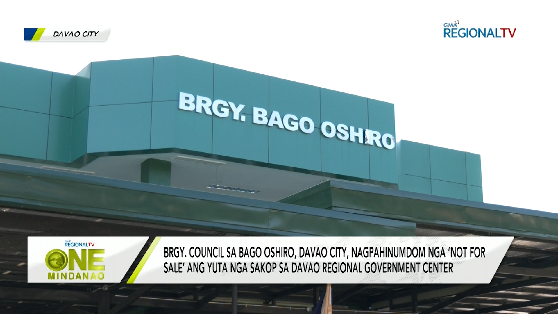 Brgy. council sa Bago Oshiro, Davao City, ‘Not for Sale’ ang yuta nga sakop sa DRGC