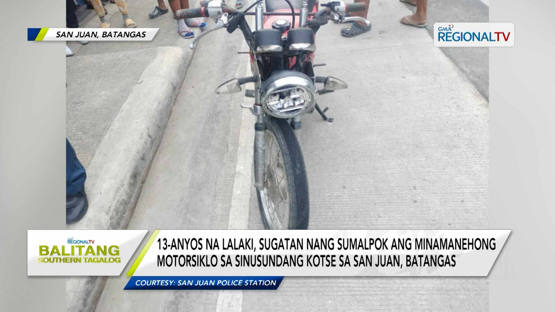 Menor De Edad Sugatan Nang Sumalpok Ang Motorsiklo Sa Kotse 4452