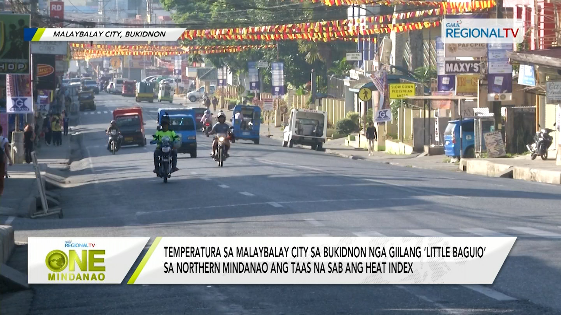 Temperatura sa Malaybalay City sa Bukidnon, mitaas