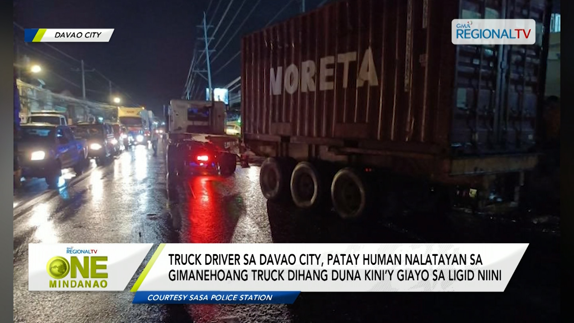 Truck driver nga nag-ayo og ligid, nalatayan, patay sa Davao City